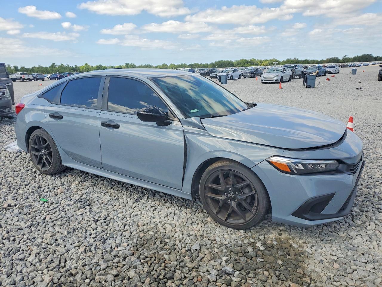 2022 Honda Civic Sport Blue vin: 2HGFE2F55NH590632