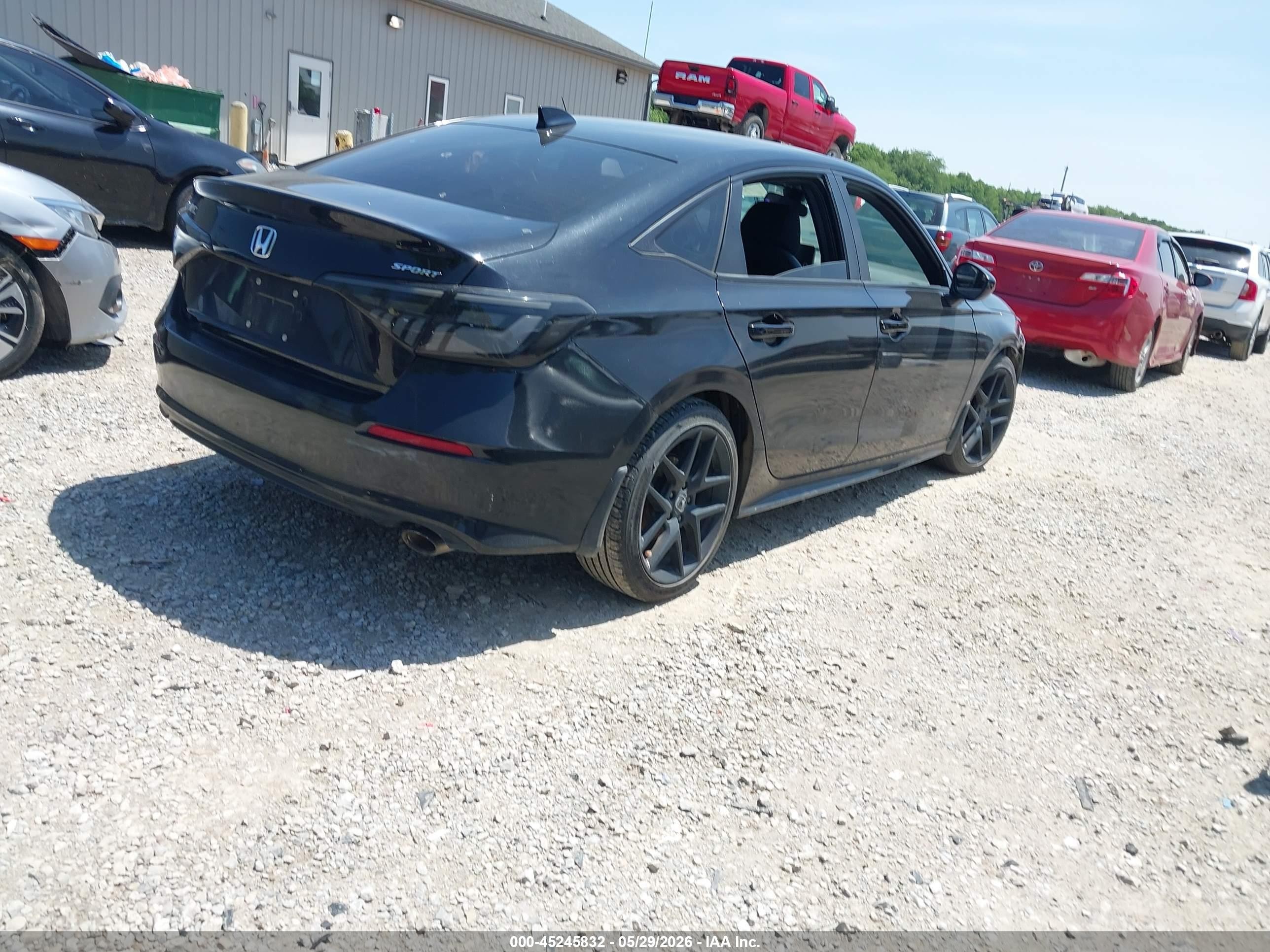 2022 Honda Civic Sport Black vin: 2HGFE2F55NH593367