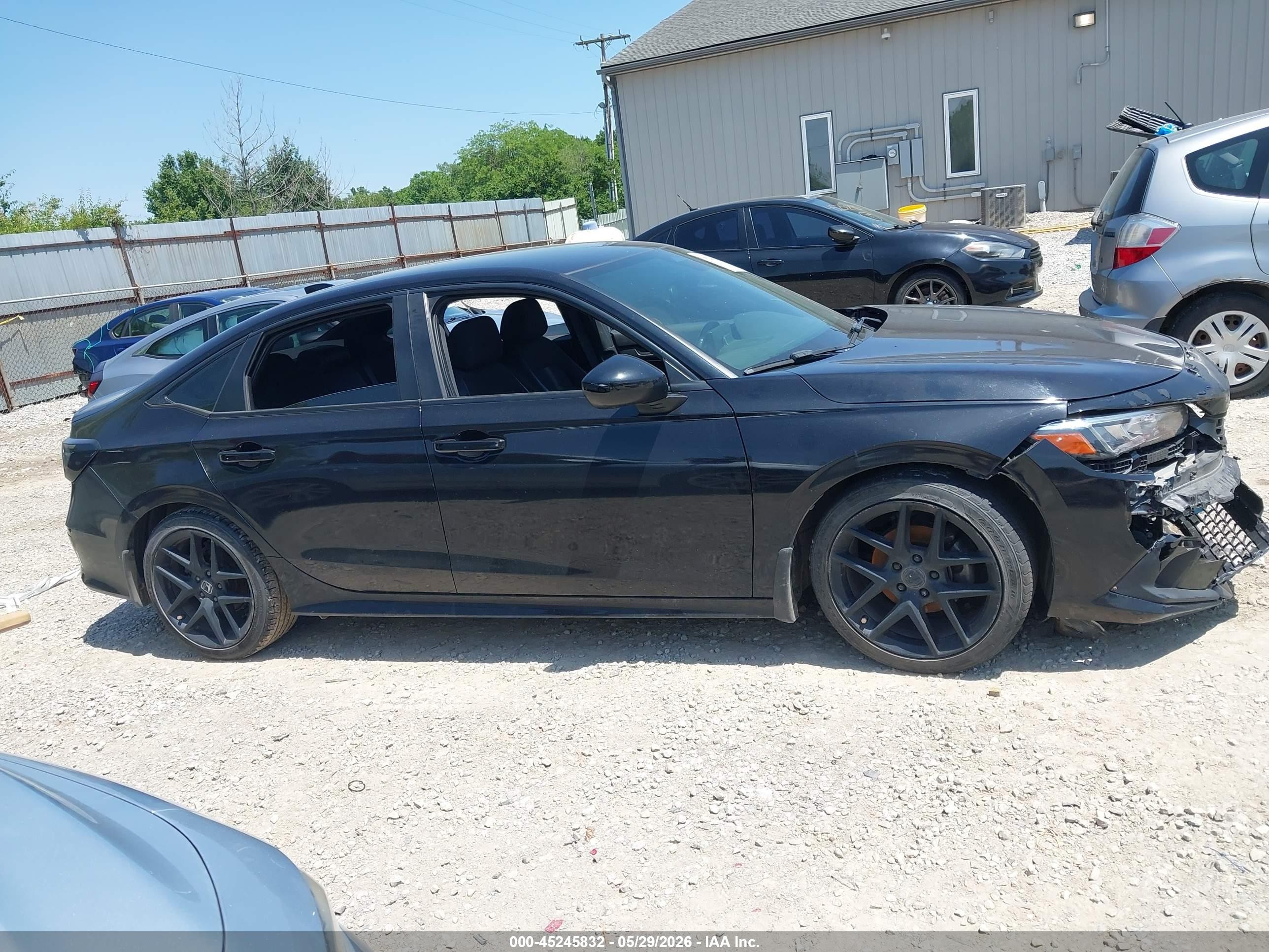 2022 Honda Civic Sport Black vin: 2HGFE2F55NH593367