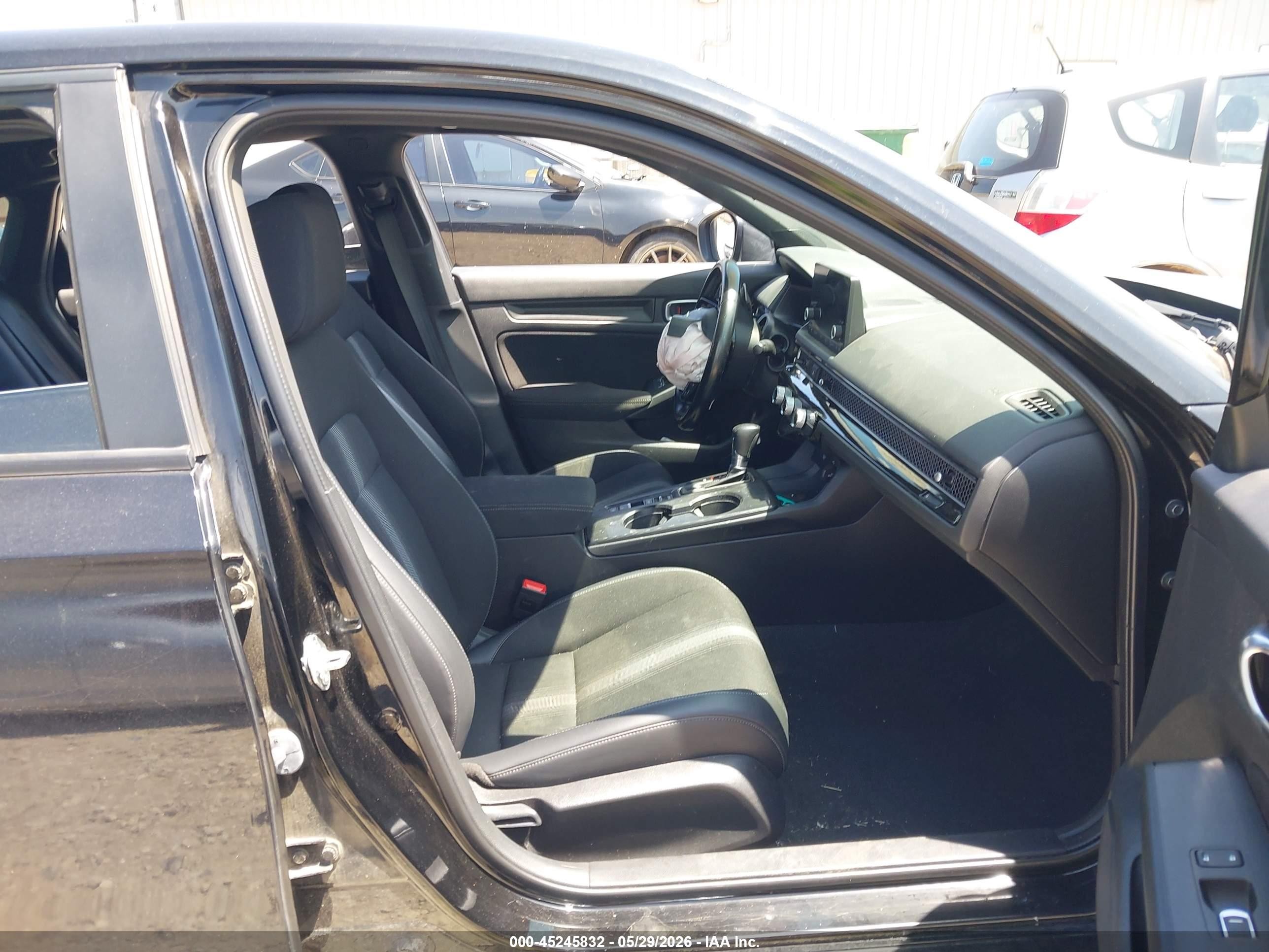 2022 Honda Civic Sport Black vin: 2HGFE2F55NH593367
