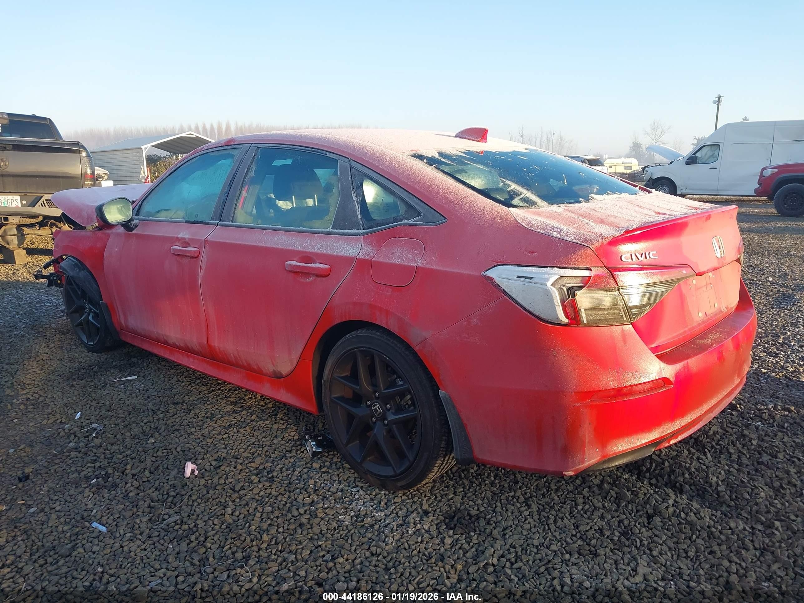 2023 Honda Civic Sport Red vin: 2HGFE2F55PH512029