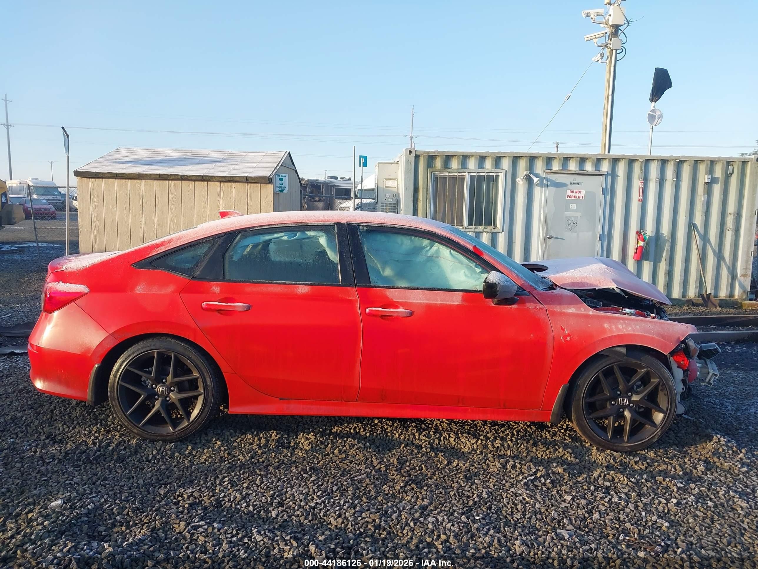 2023 Honda Civic Sport Red vin: 2HGFE2F55PH512029