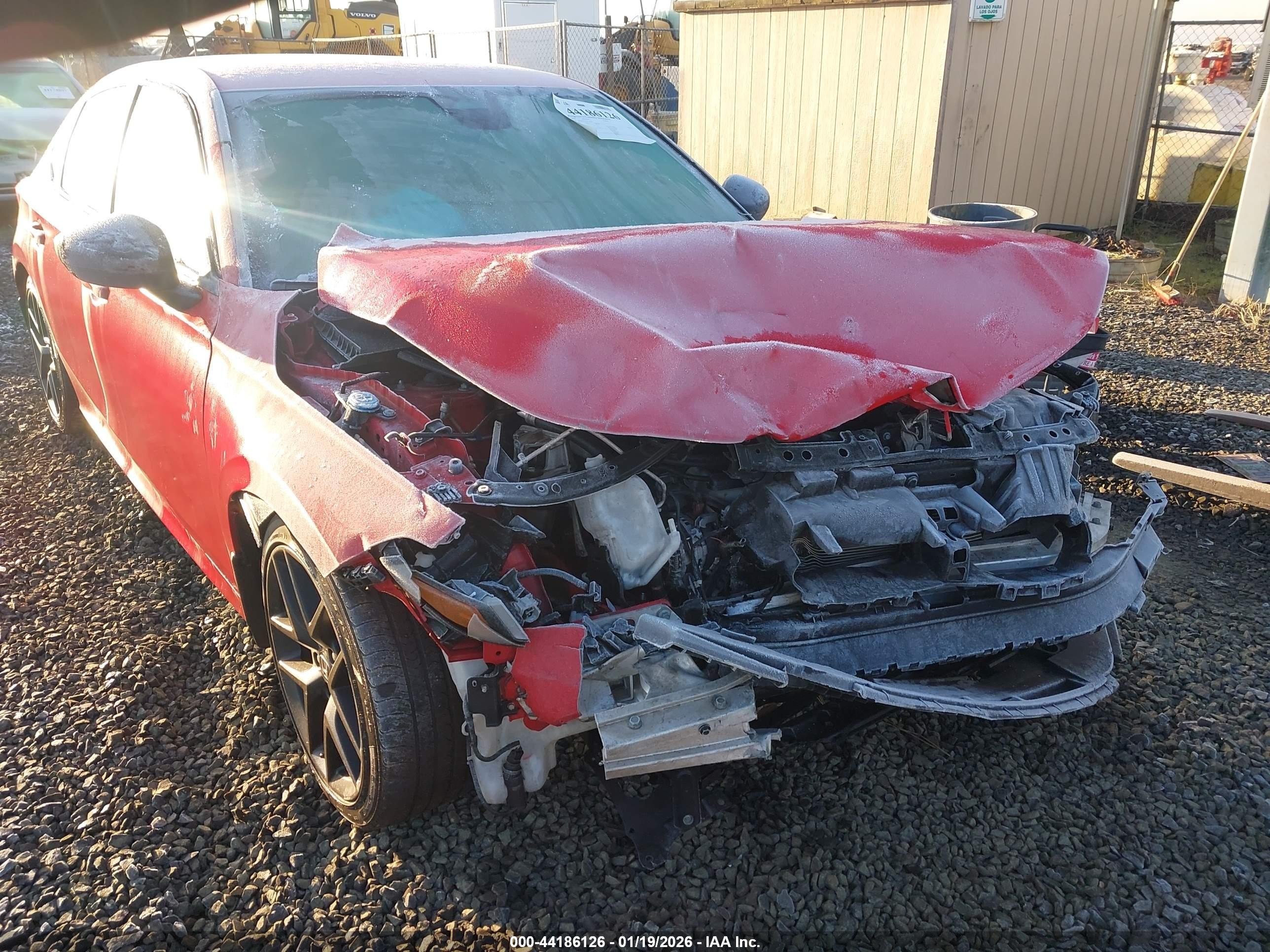 2023 Honda Civic Sport Red vin: 2HGFE2F55PH512029