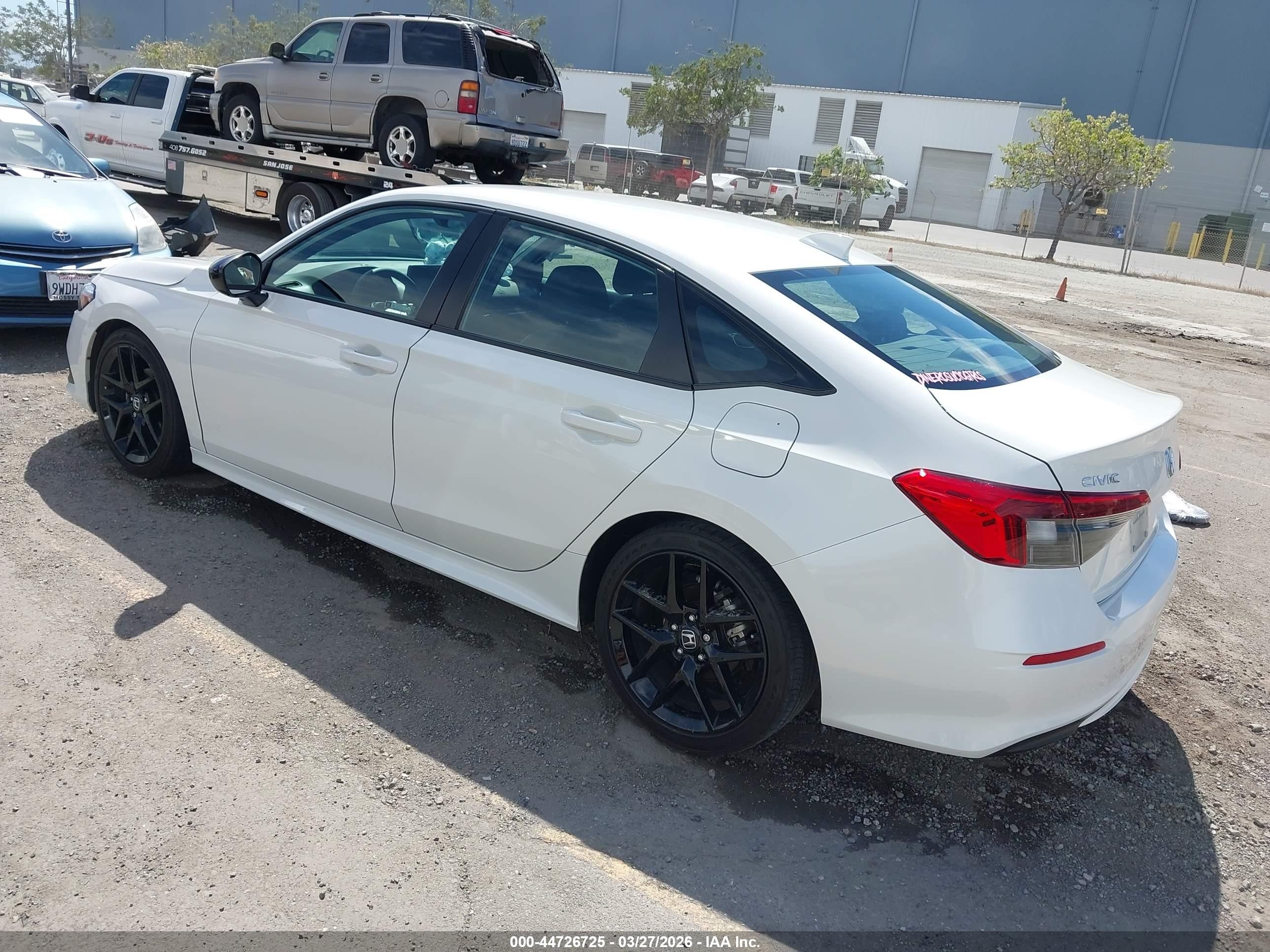 2024 Honda Civic Sport Белый vin: 2HGFE2F55RH523616