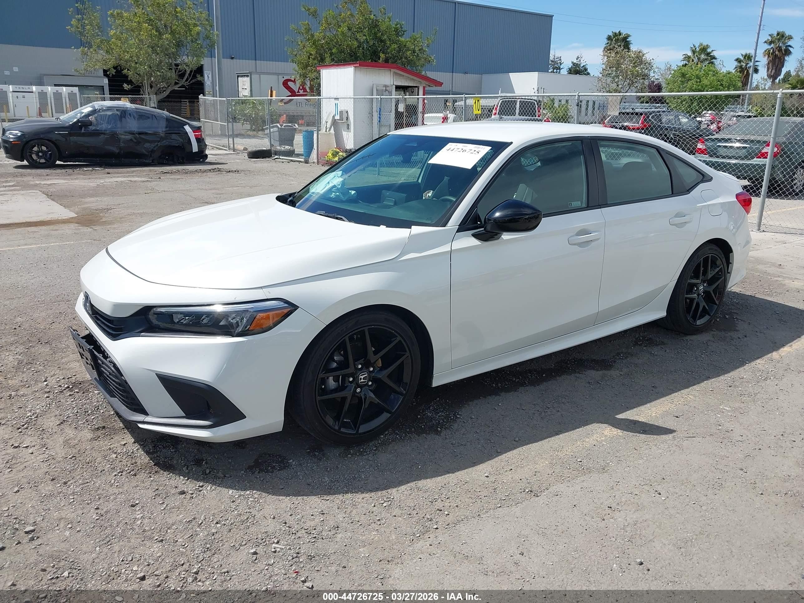 2024 Honda Civic Sport Белый vin: 2HGFE2F55RH523616