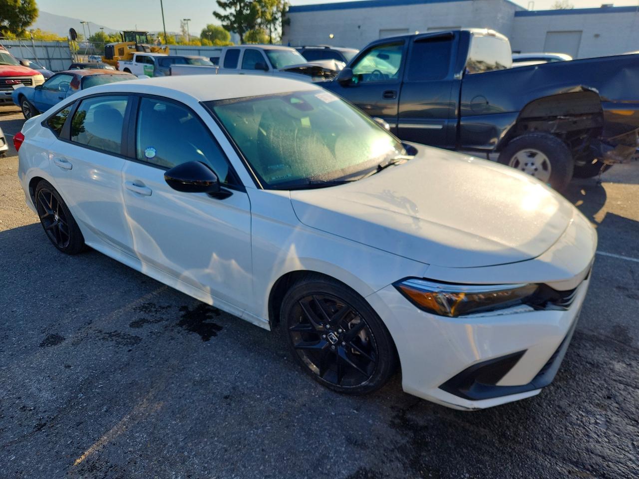2024 Honda Civic Sport White vin: 2HGFE2F55RH560505
