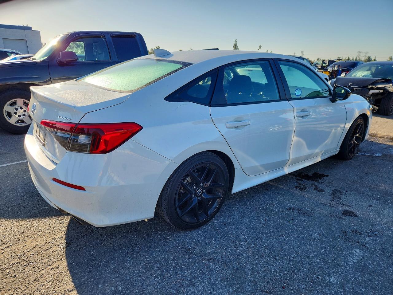 2024 Honda Civic Sport White vin: 2HGFE2F55RH560505