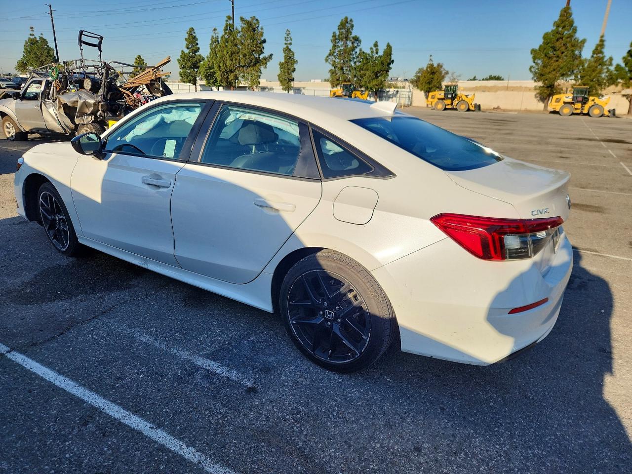 2024 Honda Civic Sport White vin: 2HGFE2F55RH560505