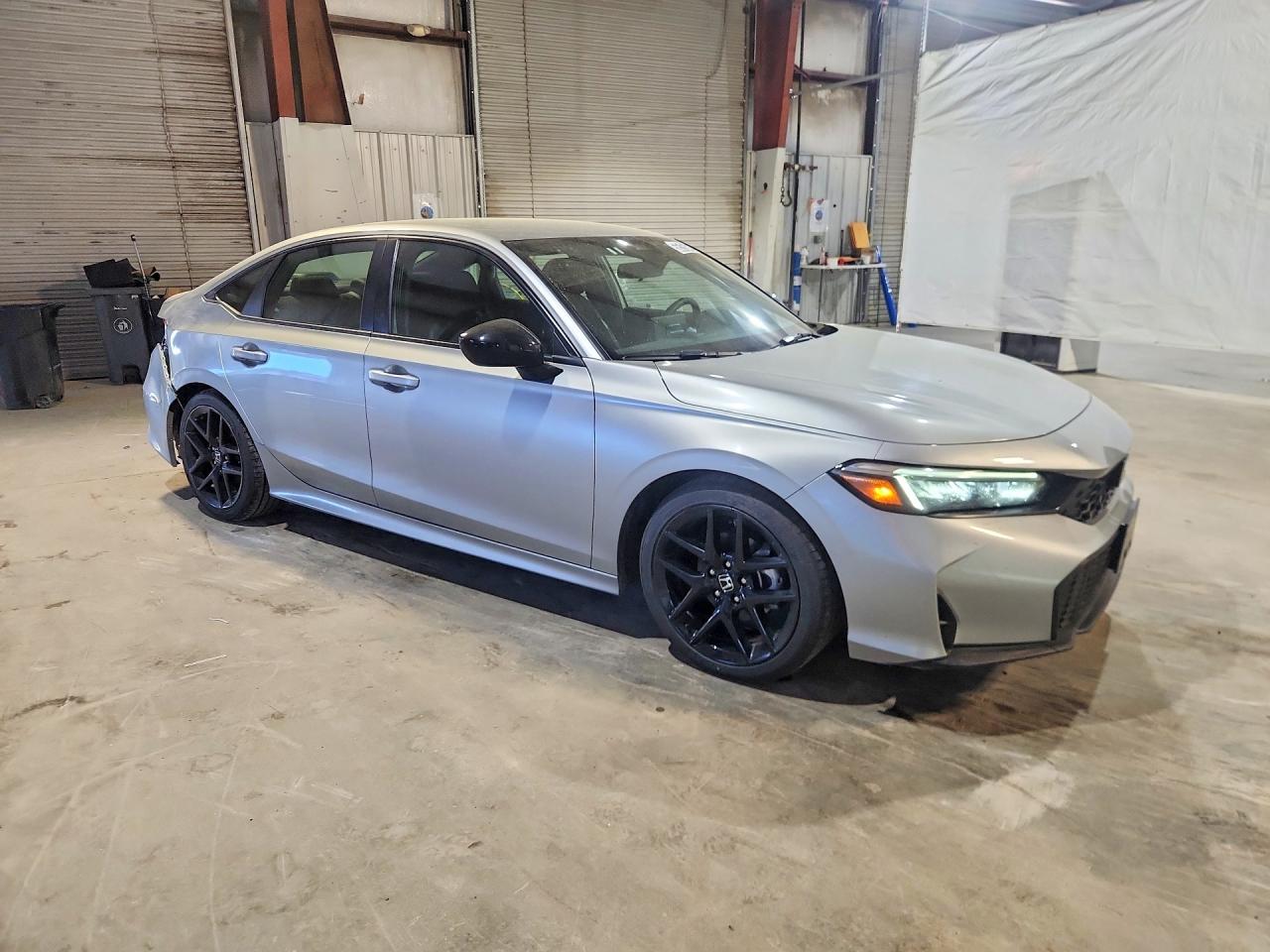 2025 Honda Civic Sport Silver vin: 2HGFE2F55SH604153