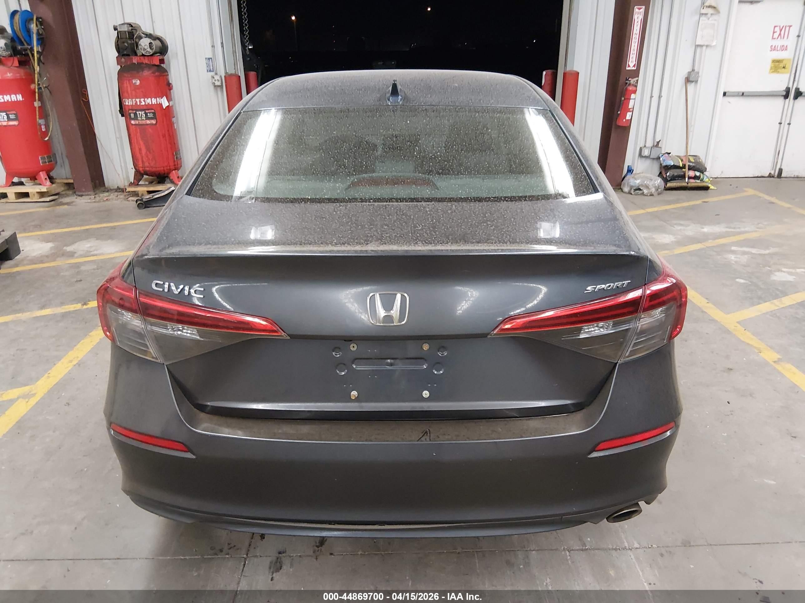 2023 Honda Civic Sport Серый vin: 2HGFE2F56PH511052