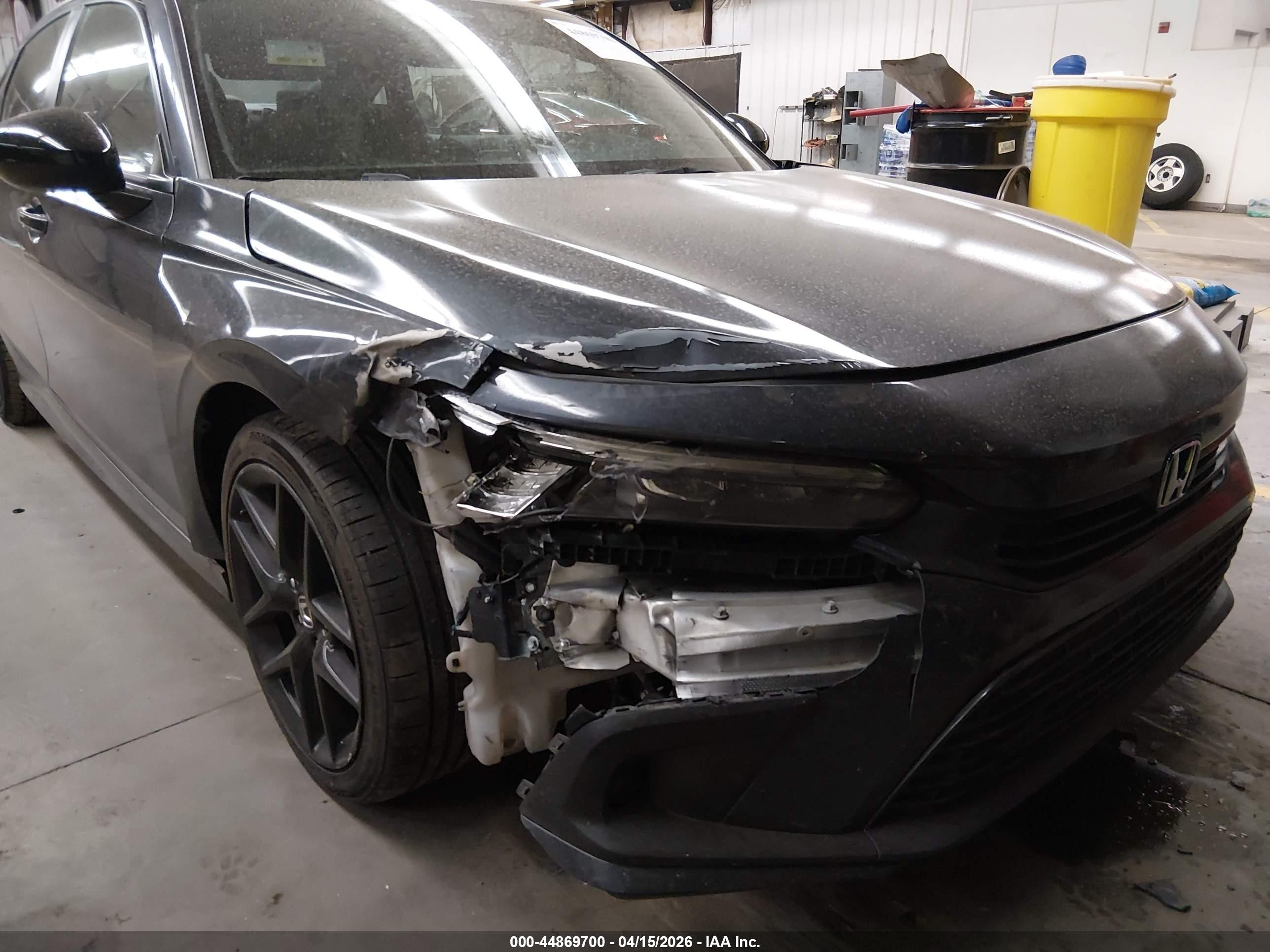 2023 Honda Civic Sport Серый vin: 2HGFE2F56PH511052