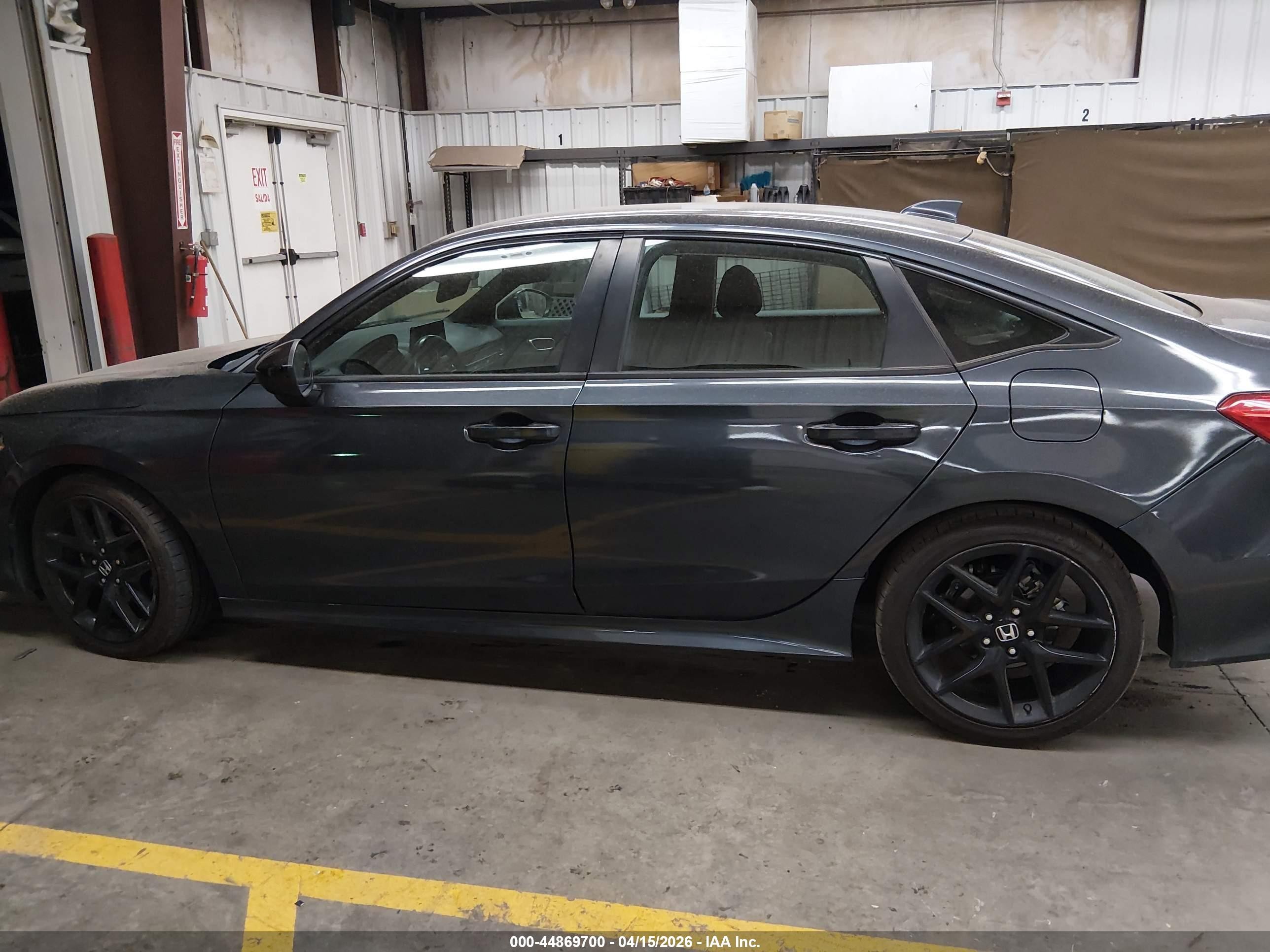2023 Honda Civic Sport Серый vin: 2HGFE2F56PH511052