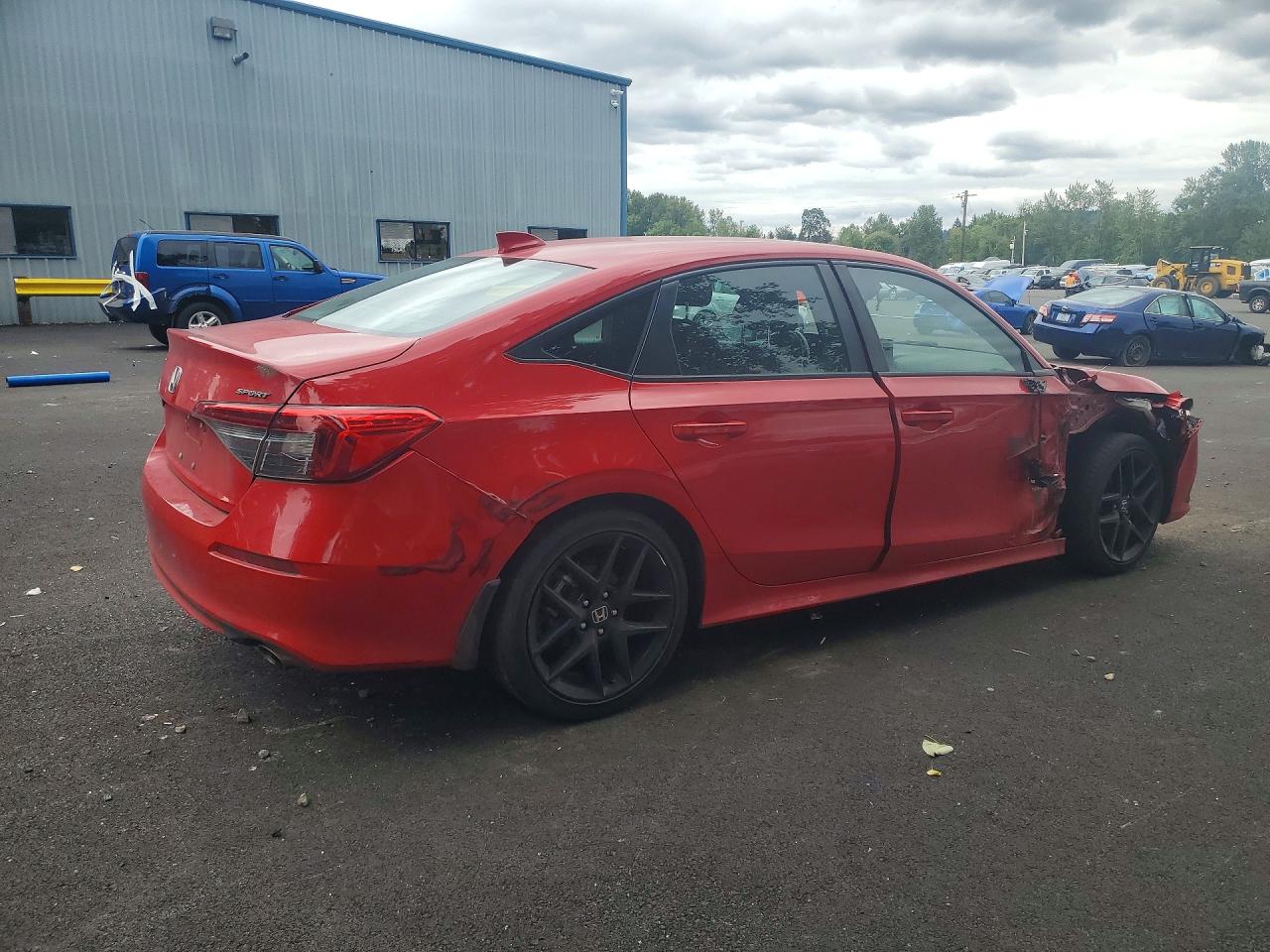 2023 Honda Civic Sport Red vin: 2HGFE2F56PH541703