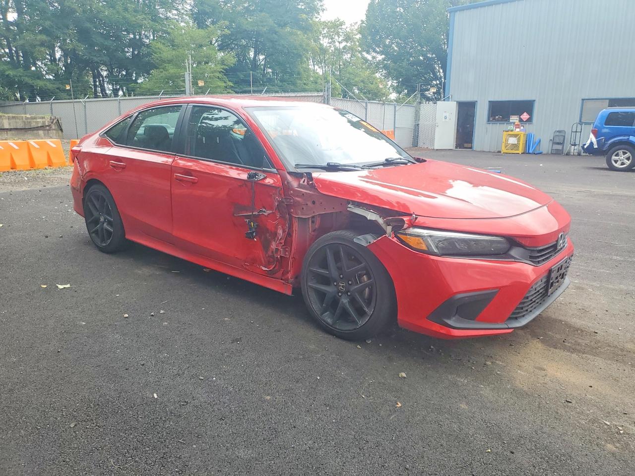 2023 Honda Civic Sport Red vin: 2HGFE2F56PH541703