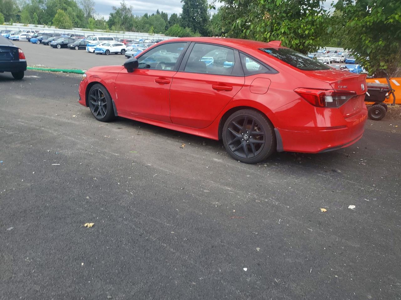 2023 Honda Civic Sport Red vin: 2HGFE2F56PH541703