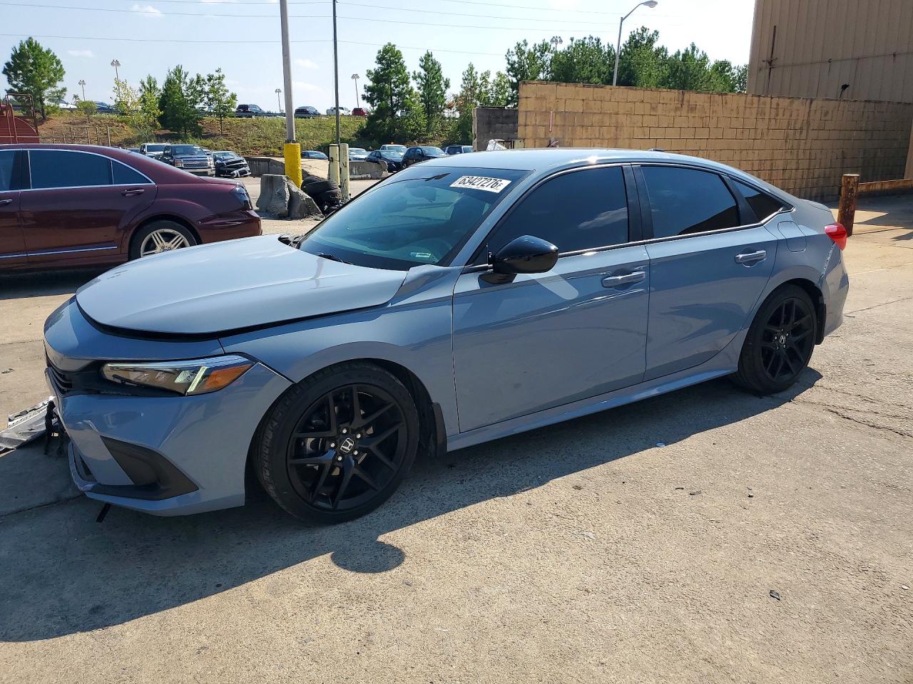 2023 Honda Civic Sport Серый vin: 2HGFE2F56PH546240