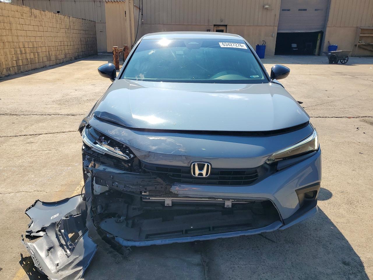 2023 Honda Civic Sport Серый vin: 2HGFE2F56PH546240