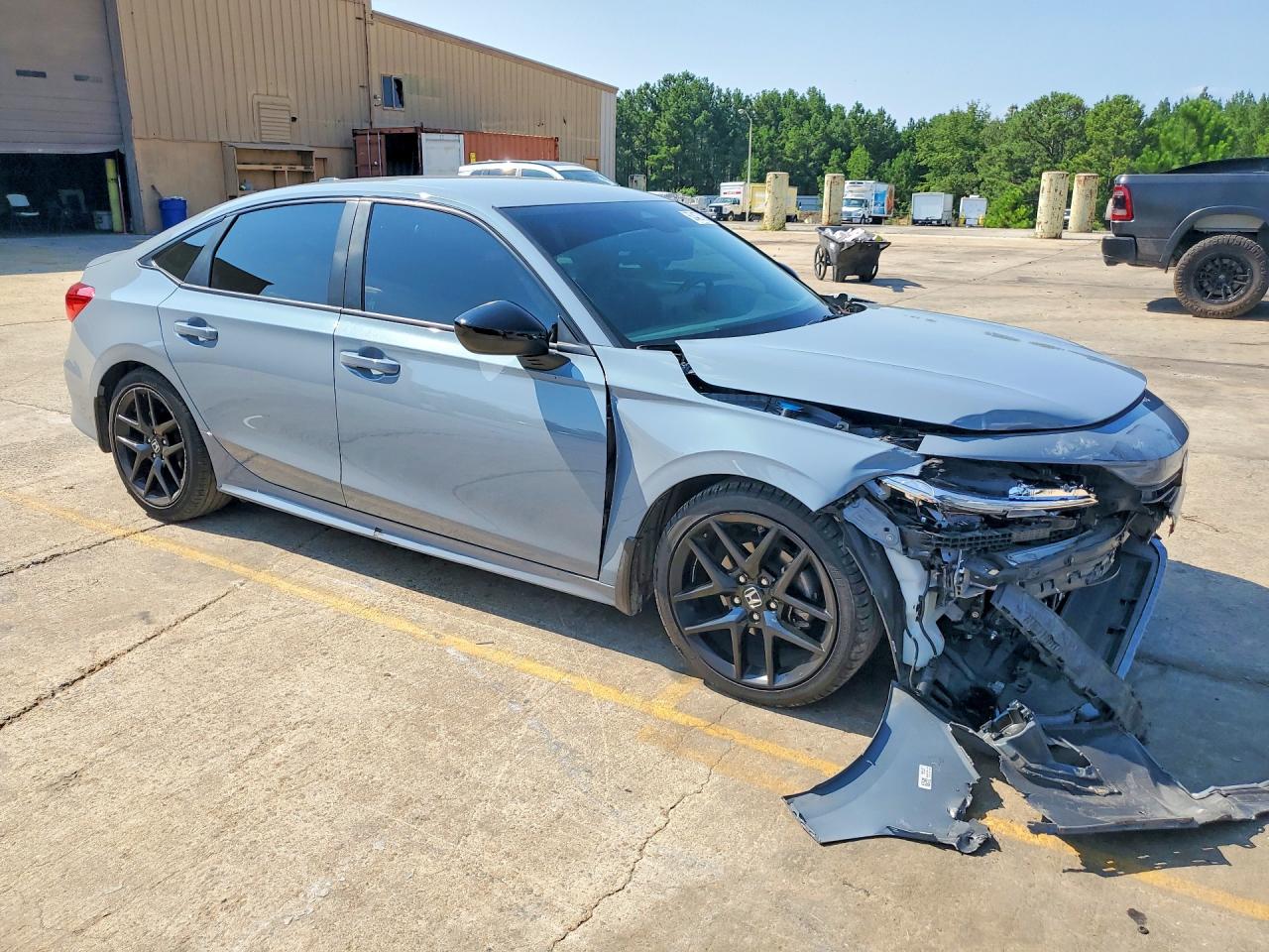 2023 Honda Civic Sport Серый vin: 2HGFE2F56PH546240