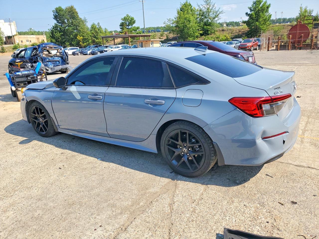 2023 Honda Civic Sport Серый vin: 2HGFE2F56PH546240