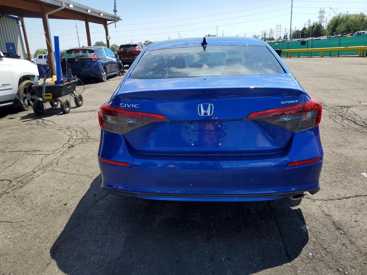 2024 Honda Civic Sport Blue vin: 2HGFE2F56RH540019