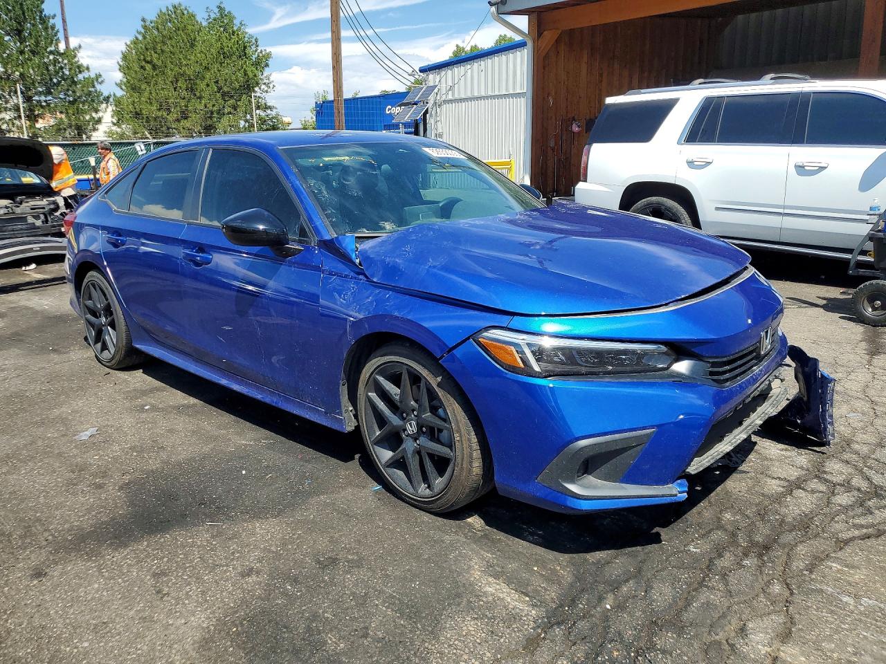 2024 Honda Civic Sport Blue vin: 2HGFE2F56RH540019
