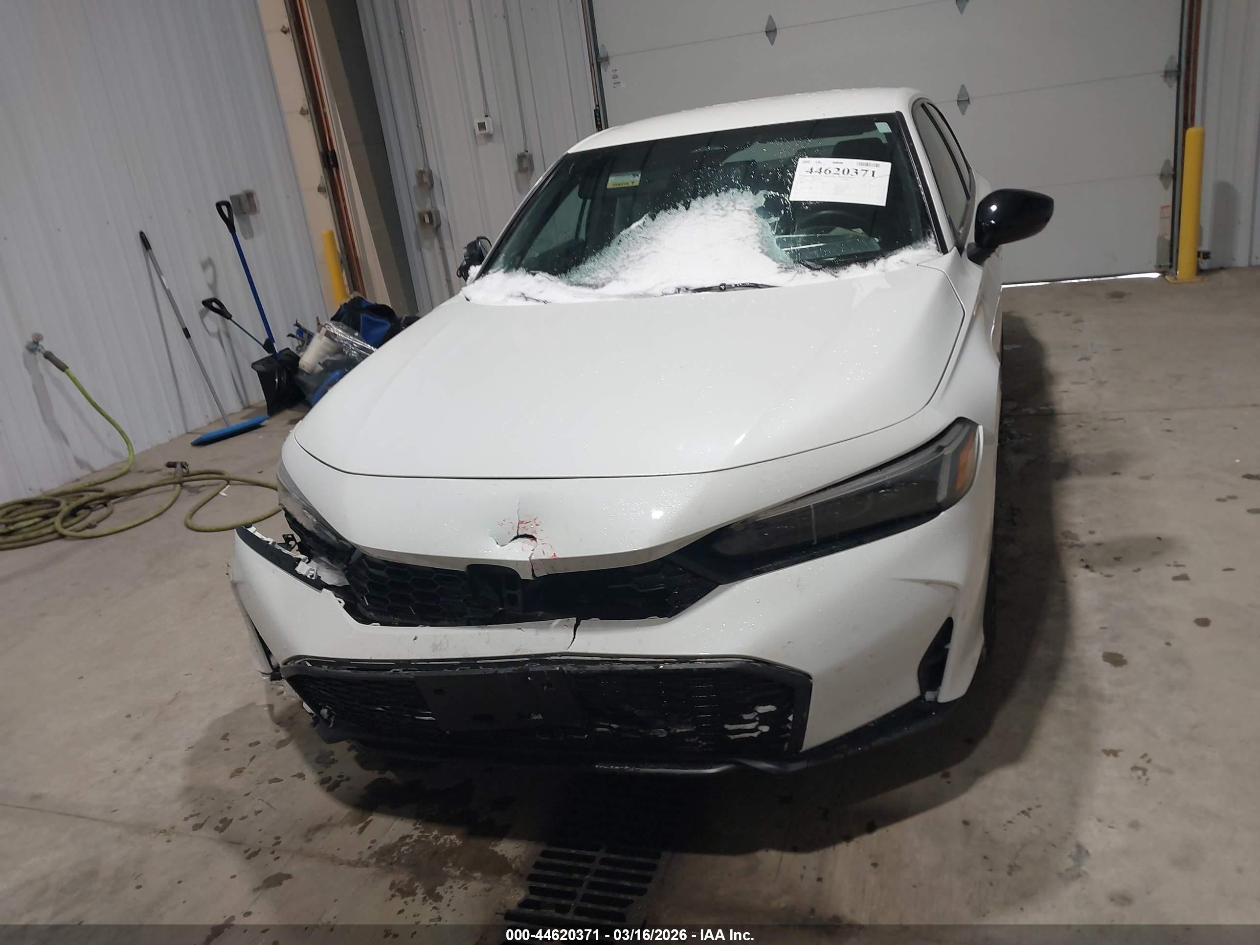 2025 Honda Civic Sport White vin: 2HGFE2F56SH510797