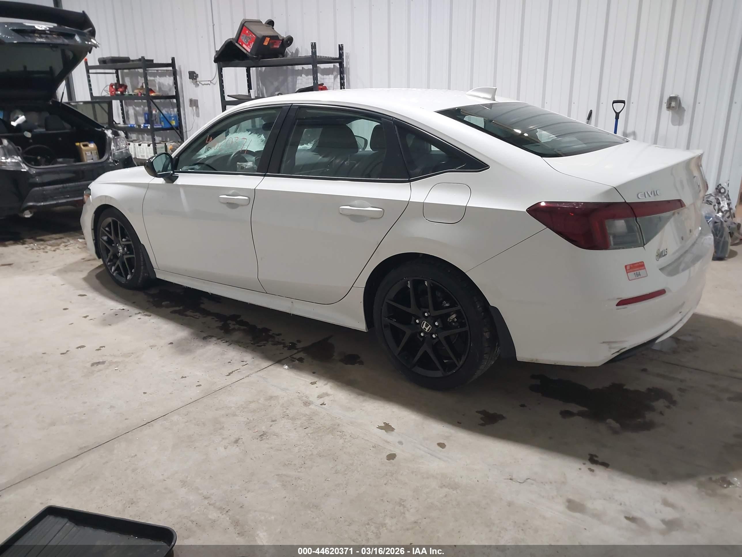2025 Honda Civic Sport White vin: 2HGFE2F56SH510797