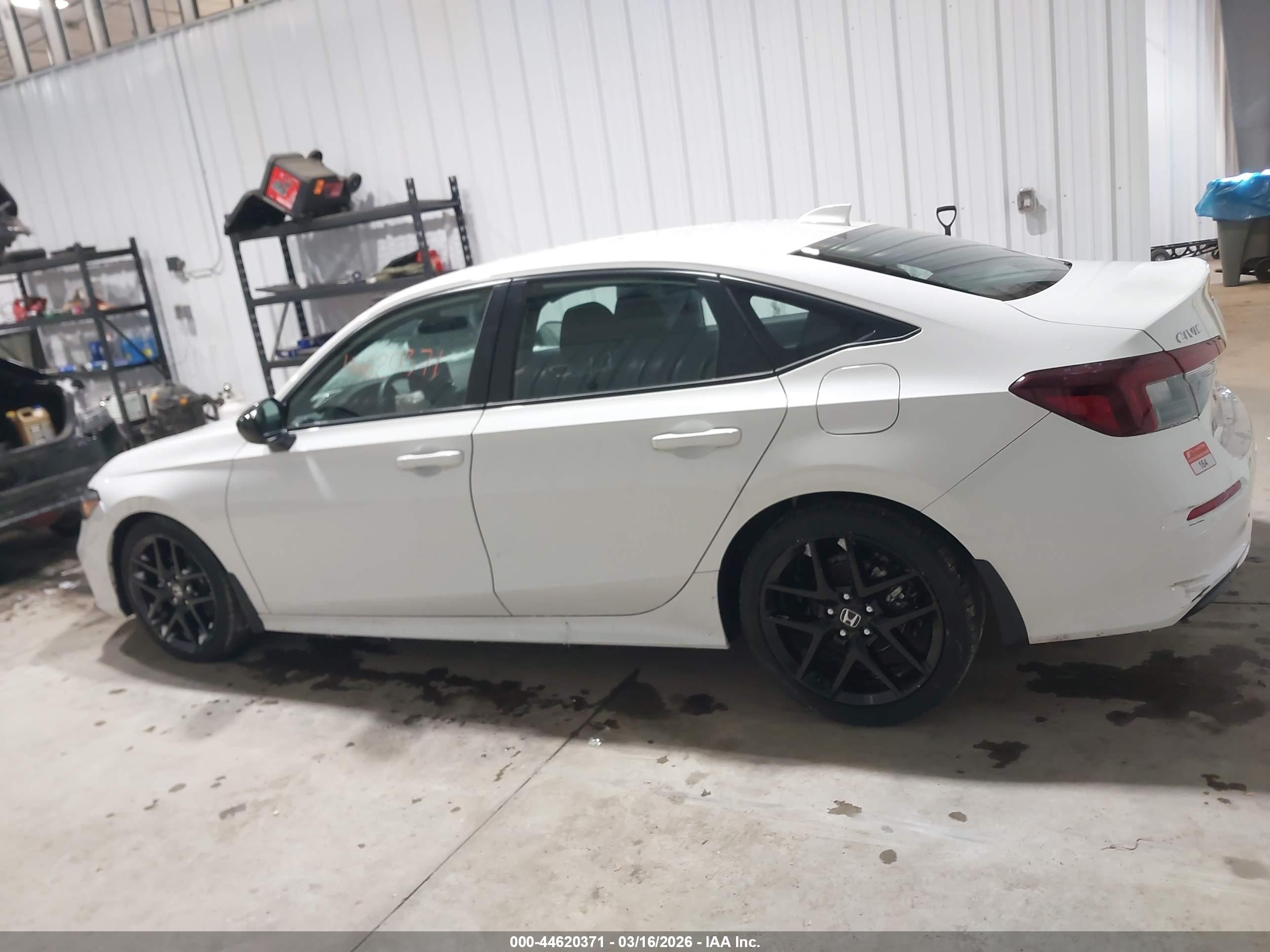 2025 Honda Civic Sport White vin: 2HGFE2F56SH510797