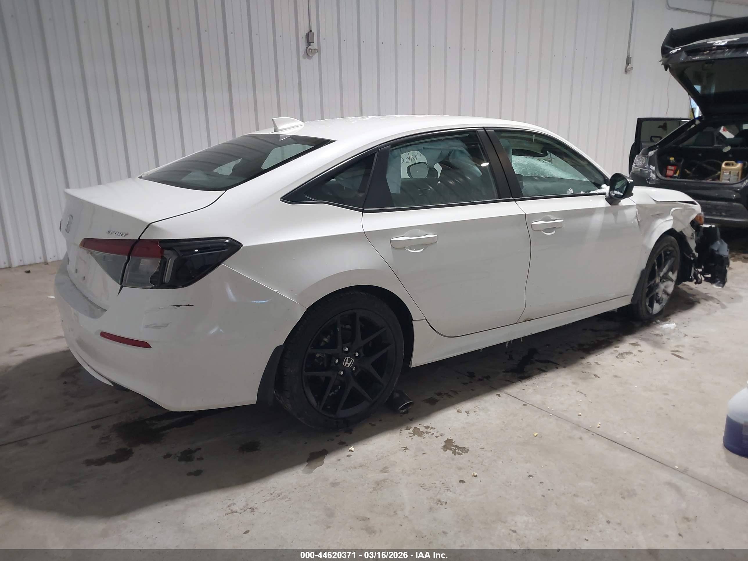 2025 Honda Civic Sport White vin: 2HGFE2F56SH510797