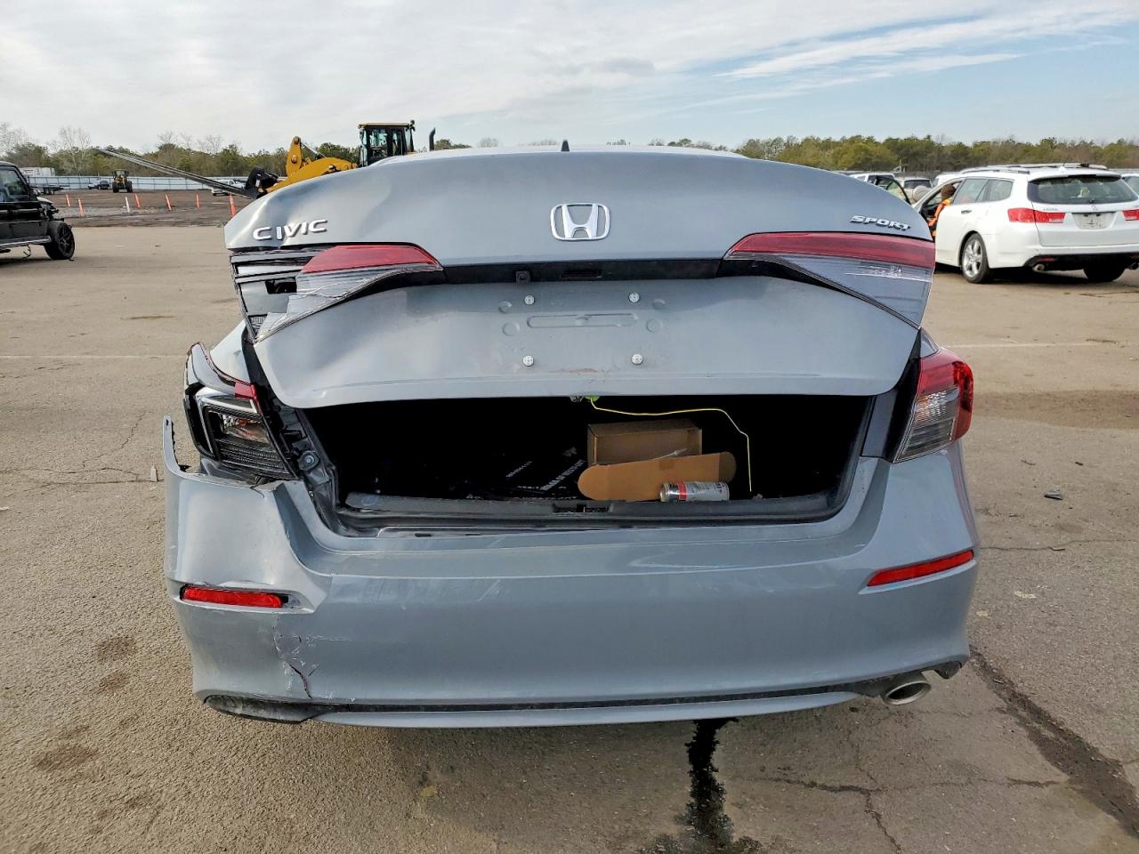 2025 Honda Civic Sport Gray vin: 2HGFE2F56SH522481