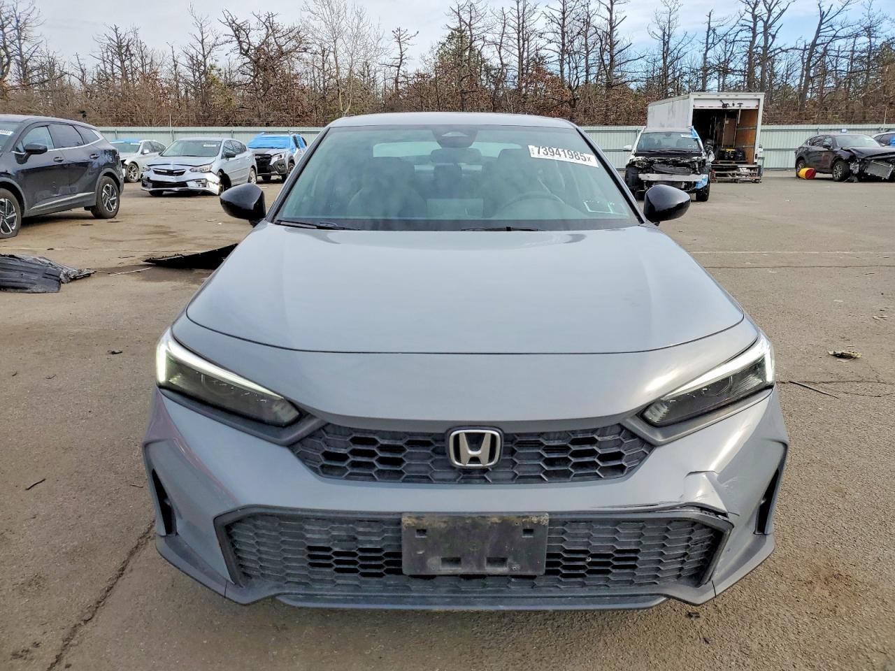 2025 Honda Civic Sport Gray vin: 2HGFE2F56SH522481