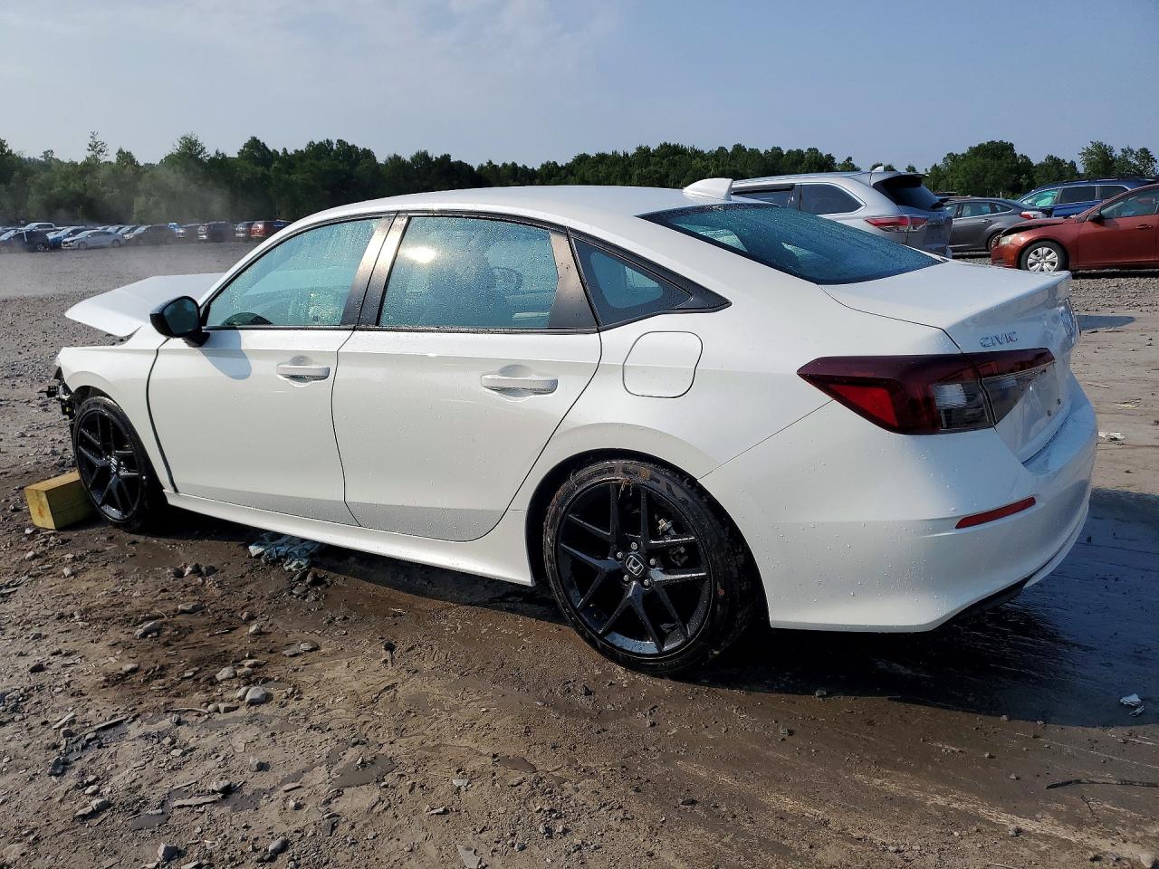 2025 Honda Civic Sport White vin: 2HGFE2F56SH563371