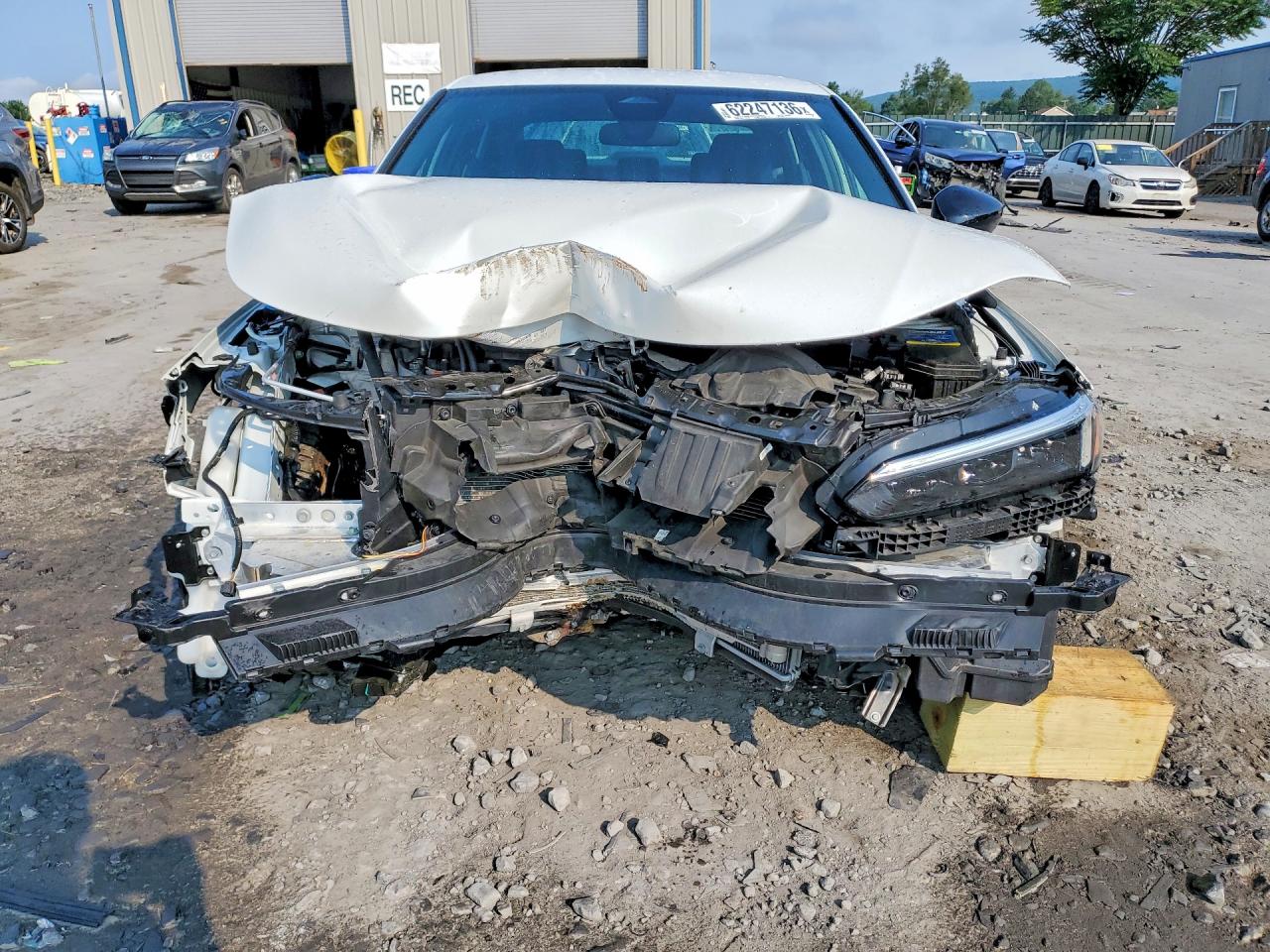 2025 Honda Civic Sport White vin: 2HGFE2F56SH563371