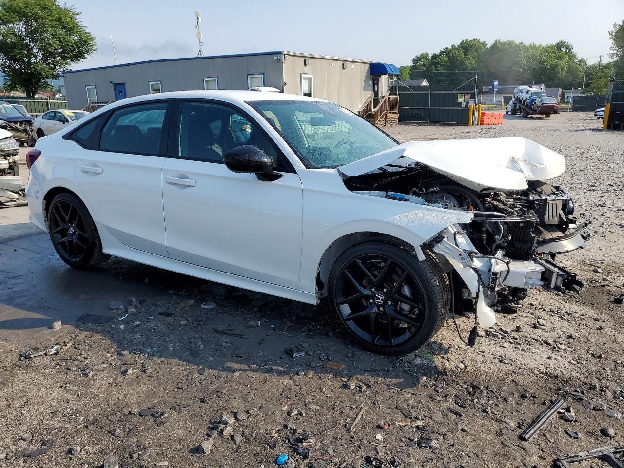 2025 Honda Civic Sport White vin: 2HGFE2F56SH563371