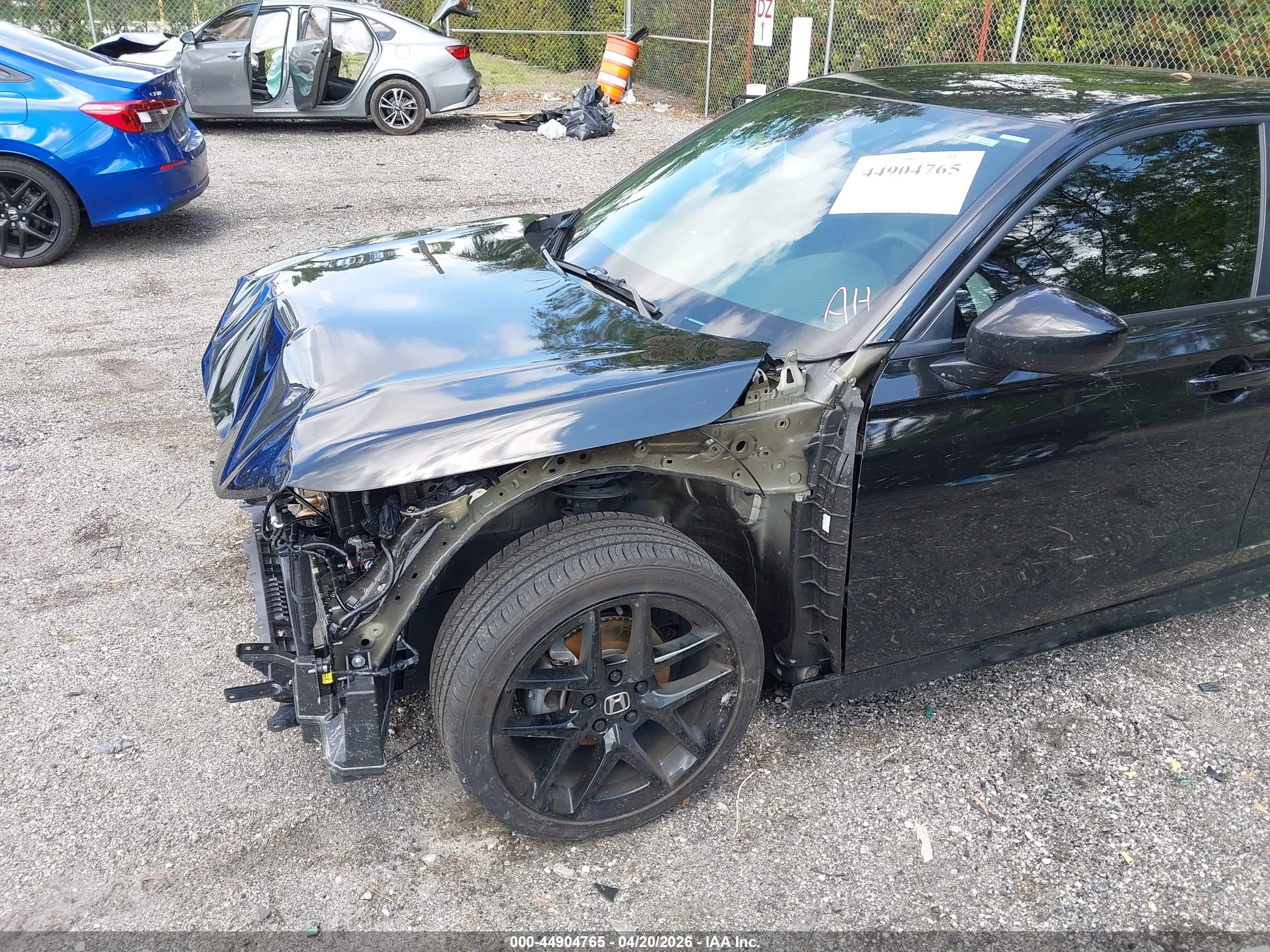 2025 Honda Civic Sport Black vin: 2HGFE2F56SH595012