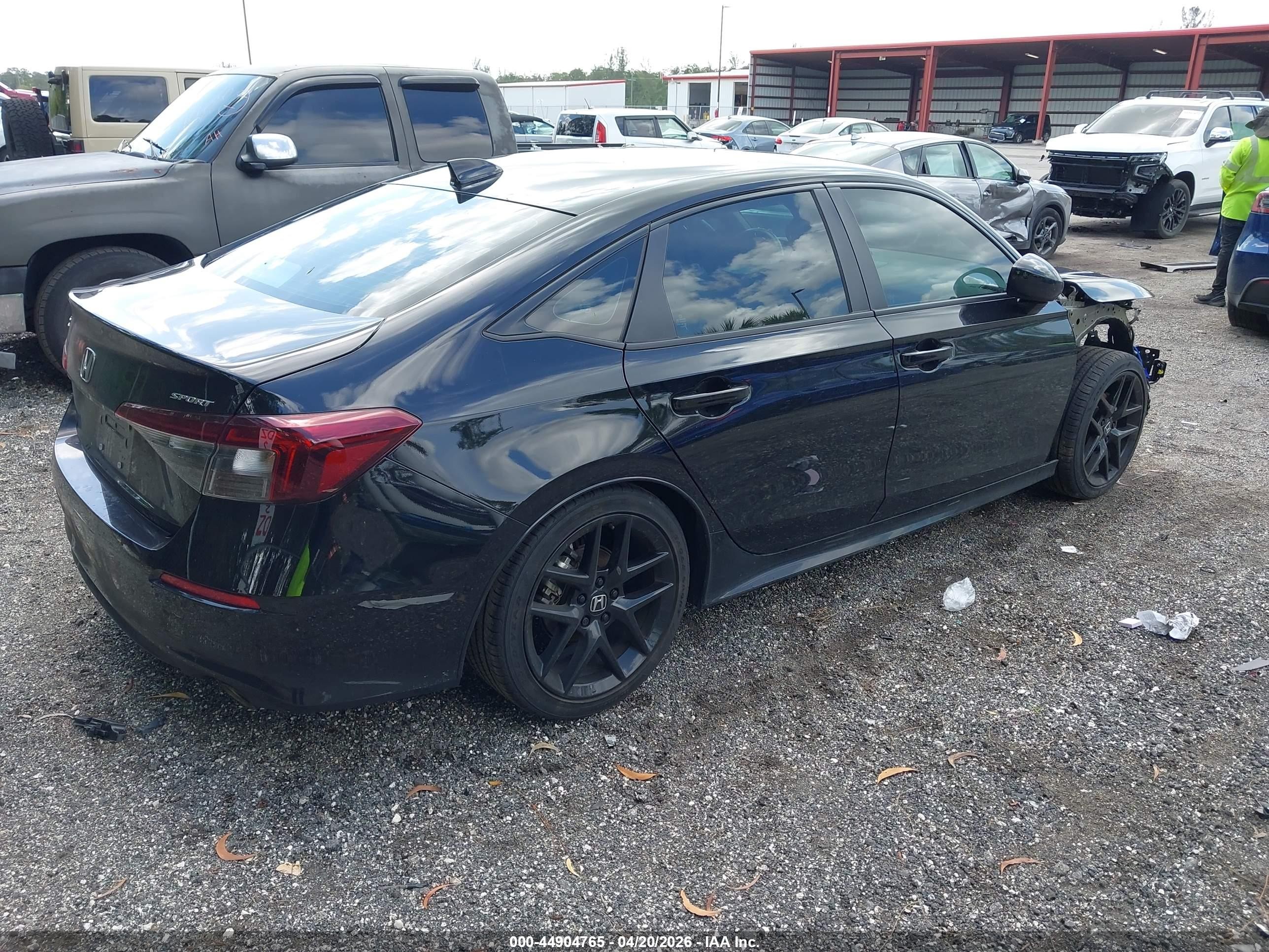 2025 Honda Civic Sport Black vin: 2HGFE2F56SH595012