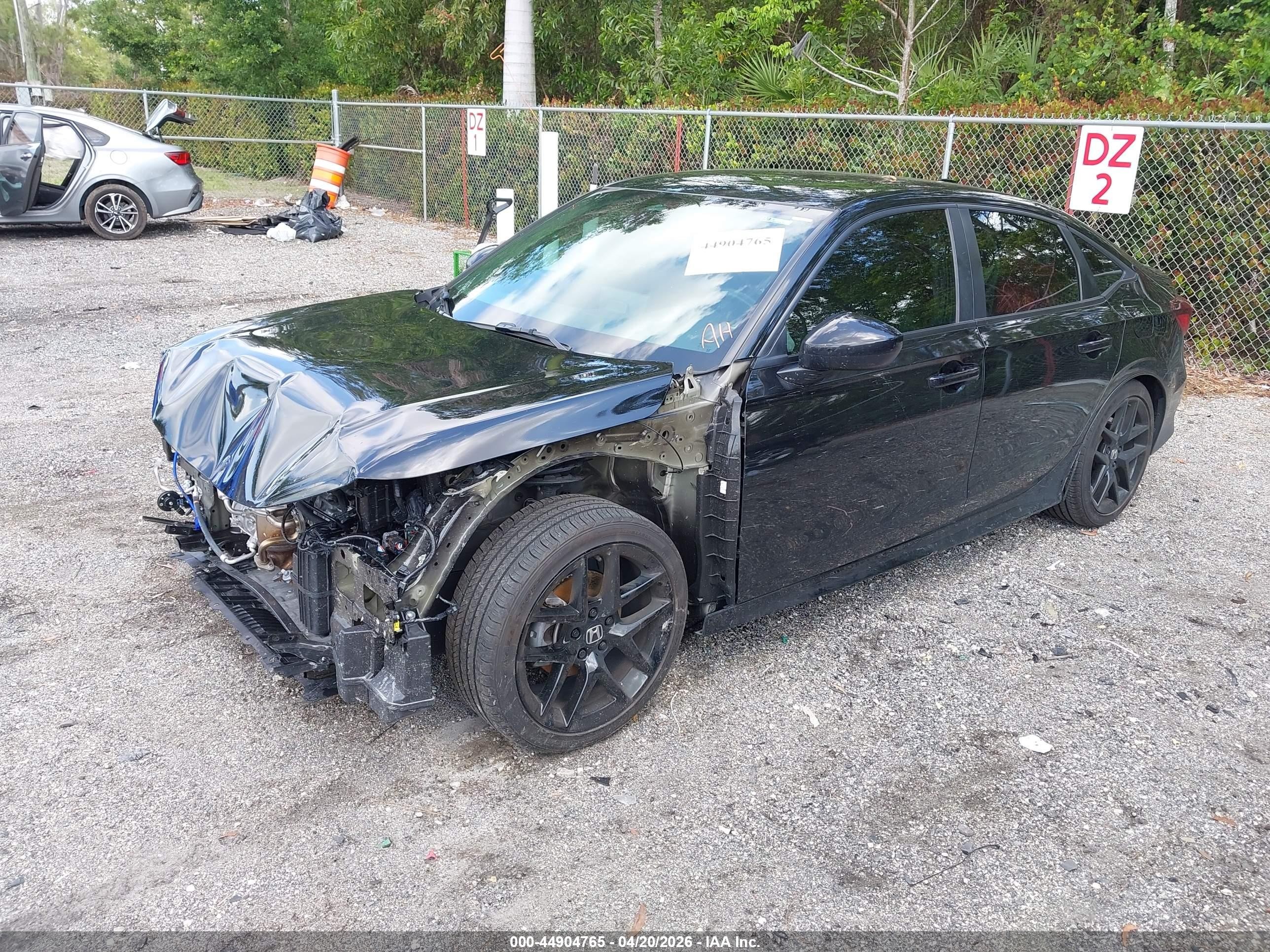 2025 Honda Civic Sport Black vin: 2HGFE2F56SH595012