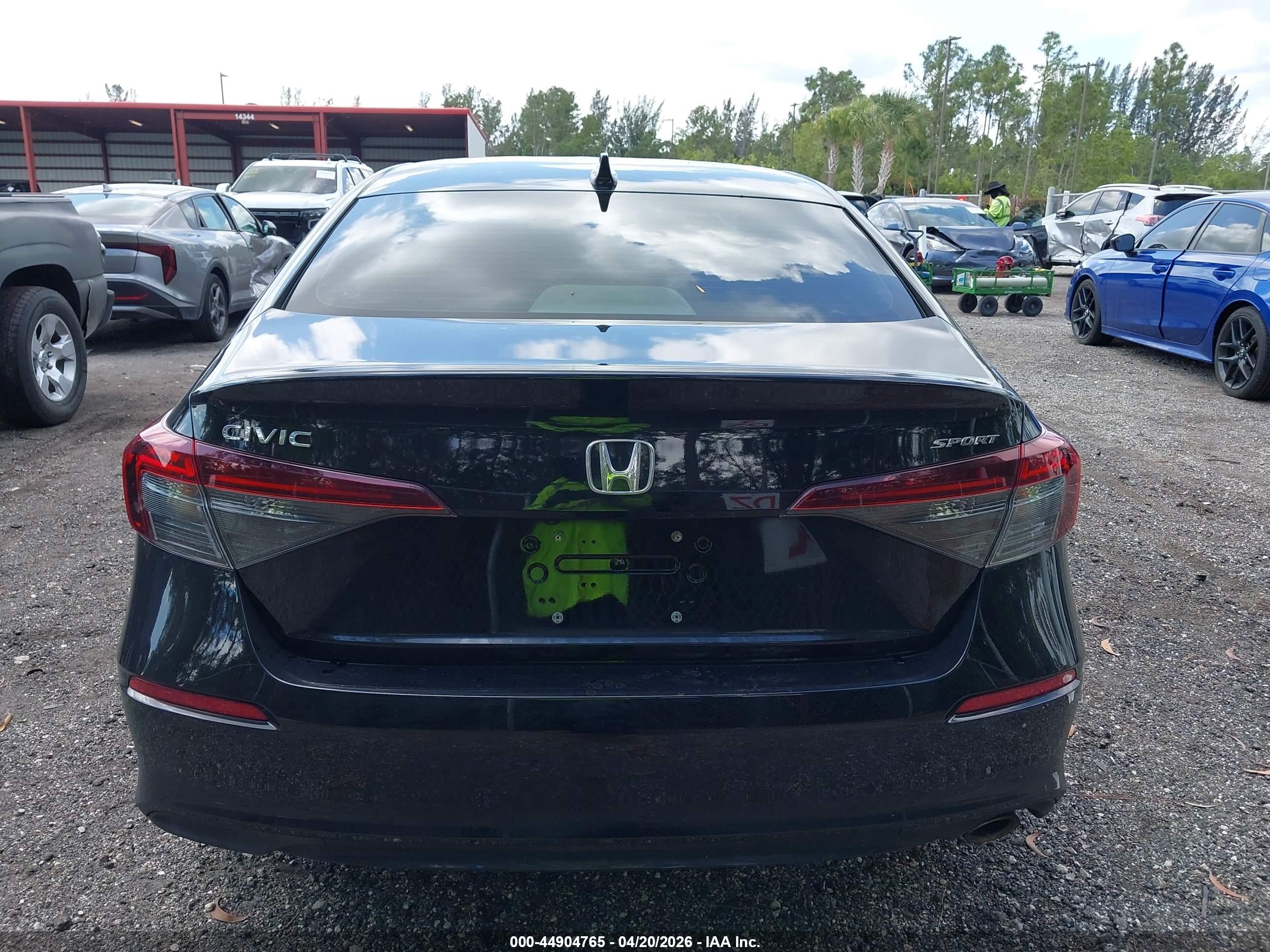 2025 Honda Civic Sport Black vin: 2HGFE2F56SH595012