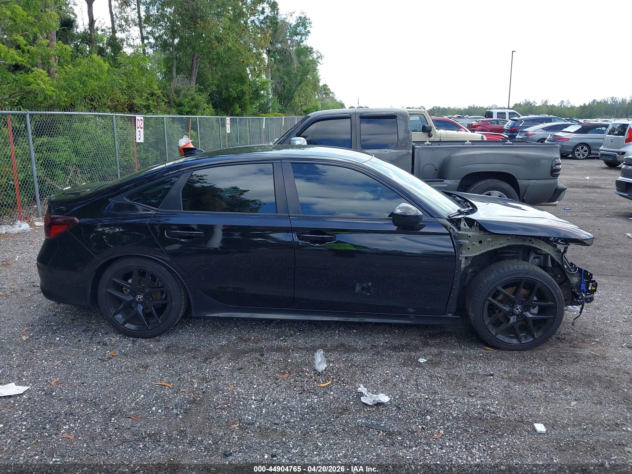 2025 Honda Civic Sport Black vin: 2HGFE2F56SH595012