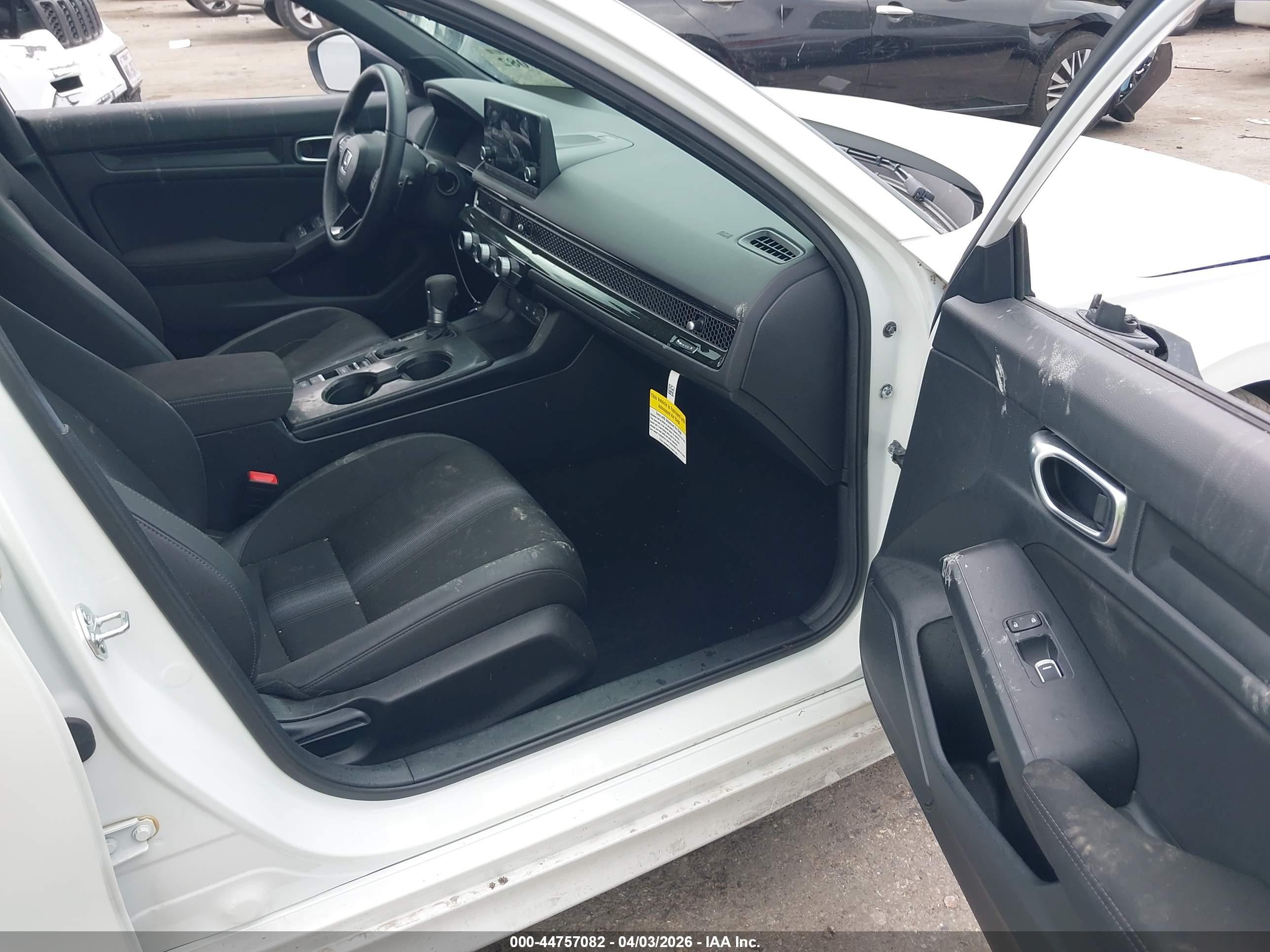 2025 Honda Civic Sport White vin: 2HGFE2F56SH606008