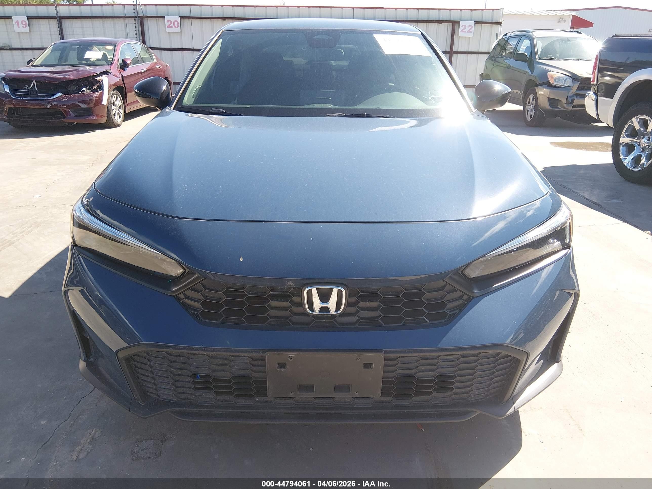 2026 Honda Civic Sport Dark Blue vin: 2HGFE2F56TH508159