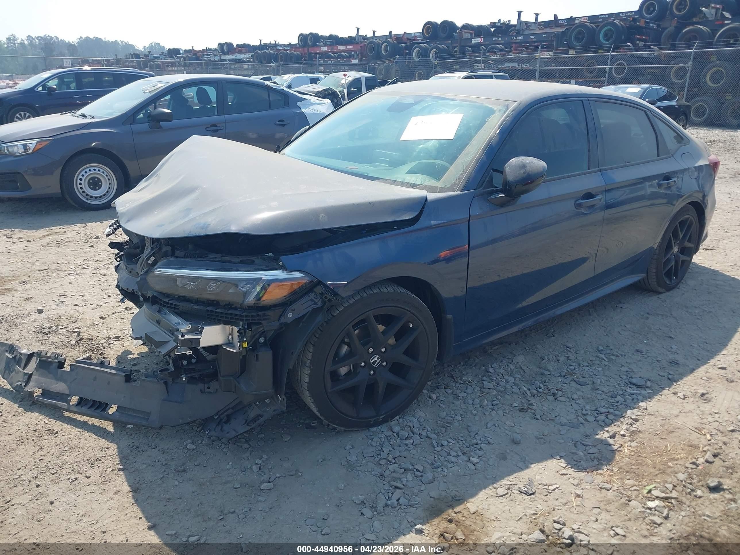 2026 Honda Civic Sport Blue vin: 2HGFE2F56TH508176