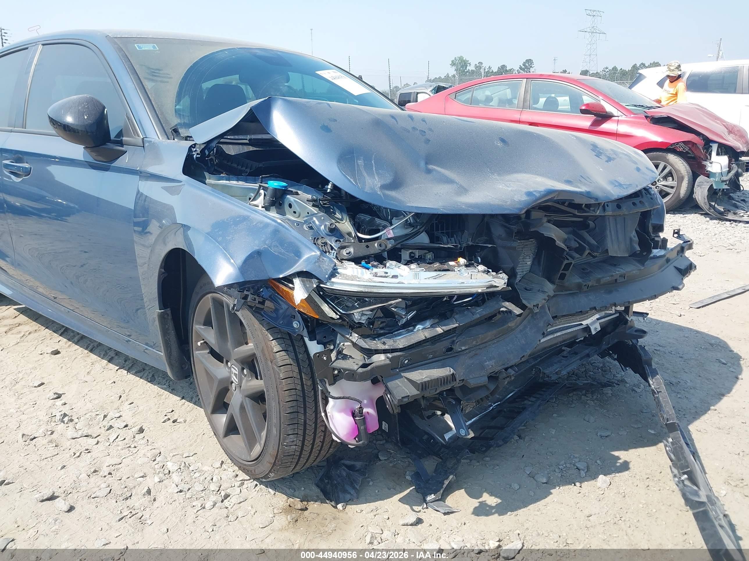 2026 Honda Civic Sport Blue vin: 2HGFE2F56TH508176