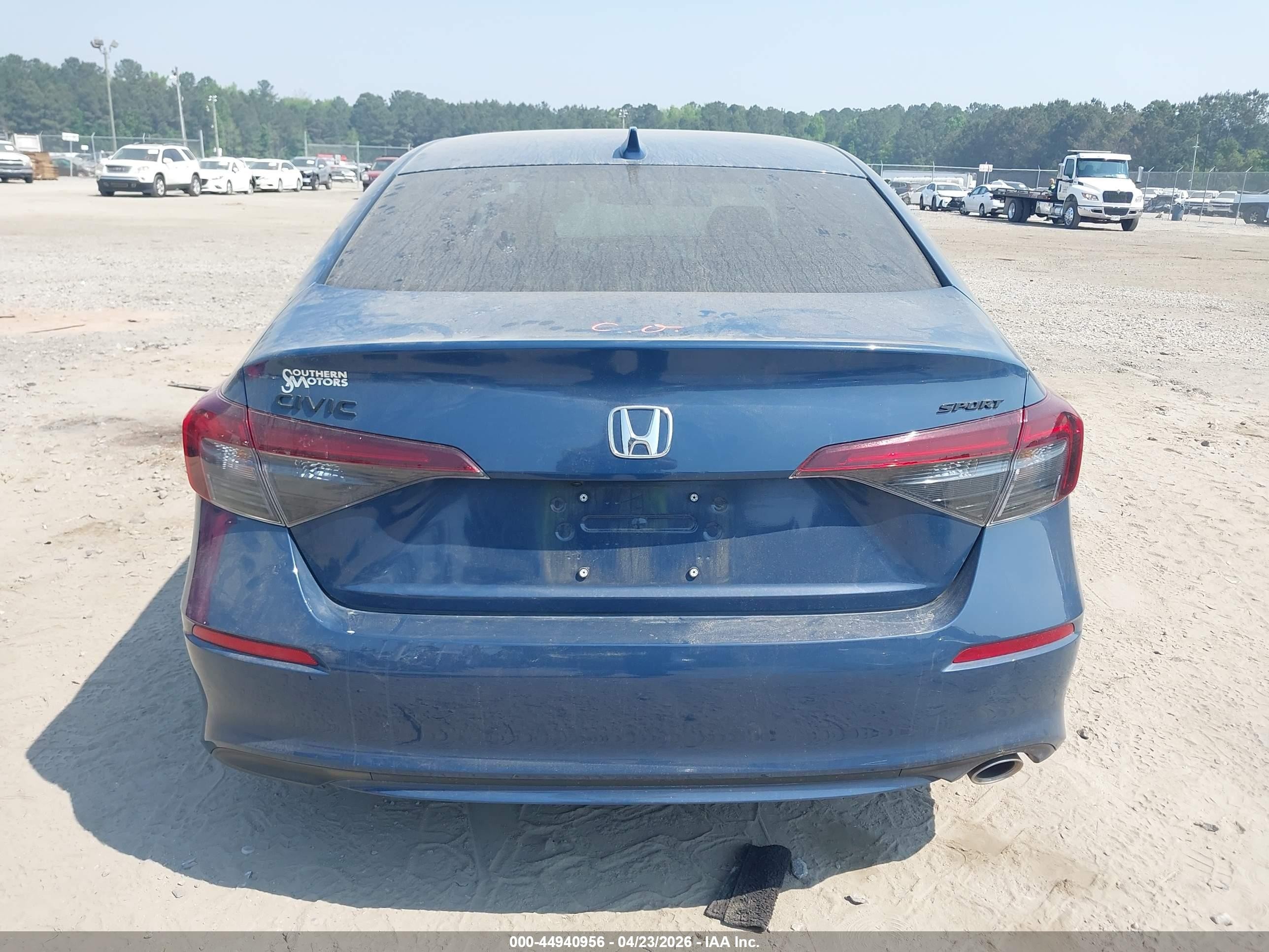 2026 Honda Civic Sport Blue vin: 2HGFE2F56TH508176