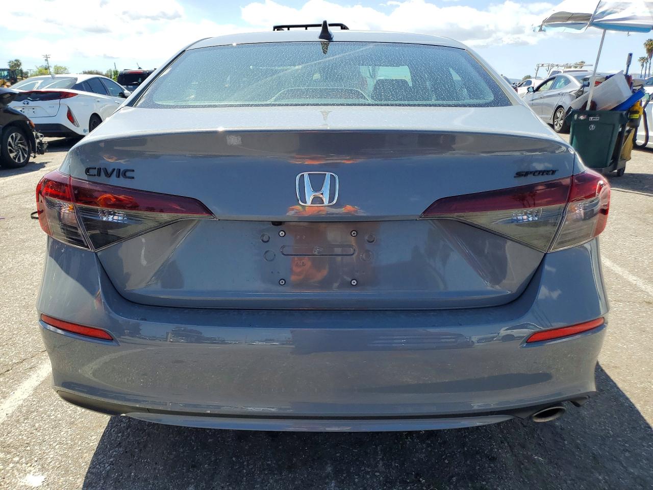 2026 Honda Civic Sport Серый vin: 2HGFE2F56TH523874