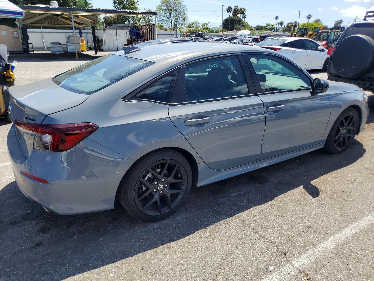 2026 Honda Civic Sport Серый vin: 2HGFE2F56TH523874