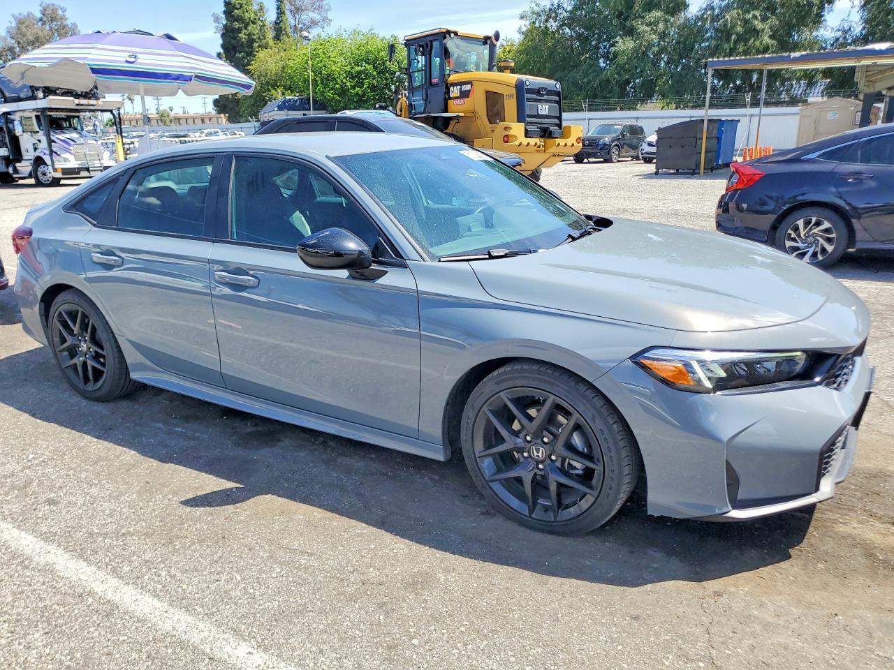 2026 Honda Civic Sport Серый vin: 2HGFE2F56TH523874