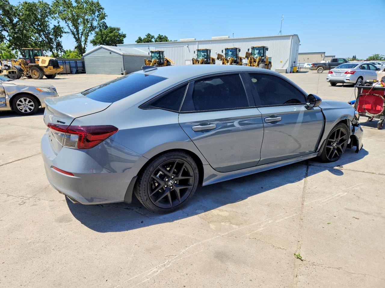2026 Honda Civic Sport Gray vin: 2HGFE2F56TH531621