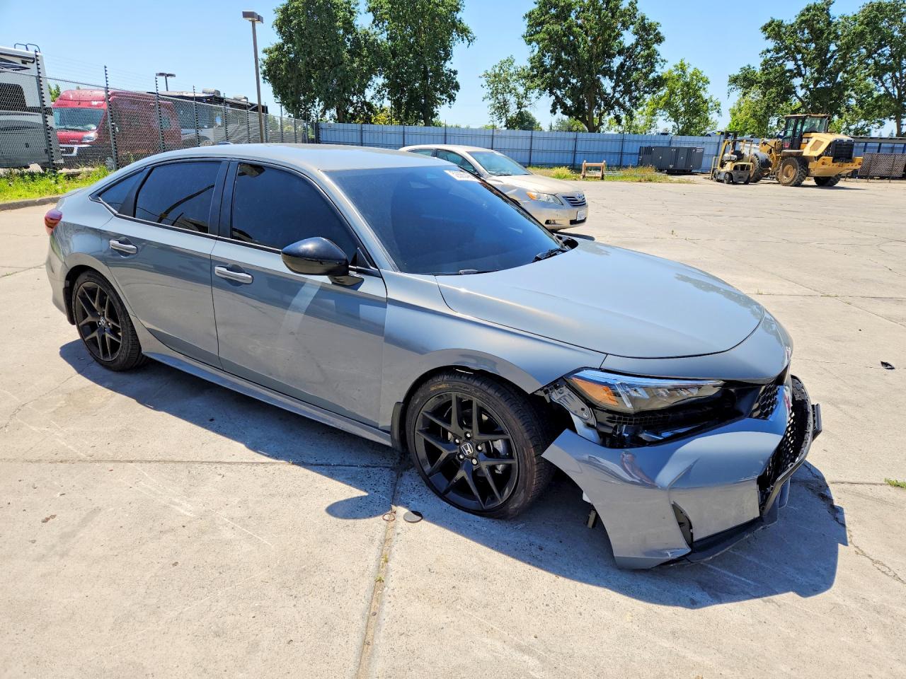 2026 Honda Civic Sport Gray vin: 2HGFE2F56TH531621