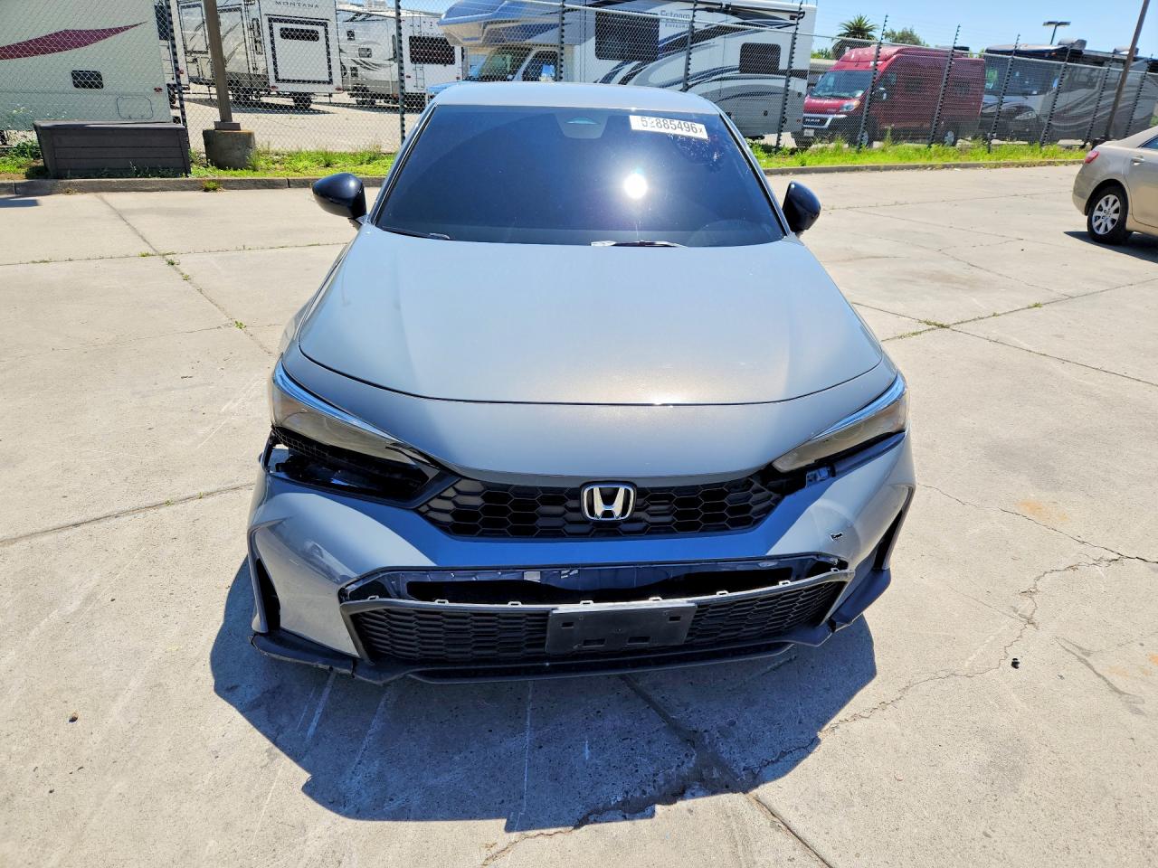 2026 Honda Civic Sport Gray vin: 2HGFE2F56TH531621